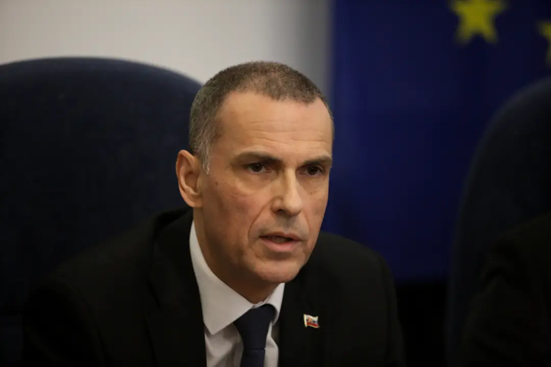 Na snímke generálny prokurátor Maroš Žilinka informuje na tlačovej konferencii o stretnutí s premiérom Robertom Ficom.