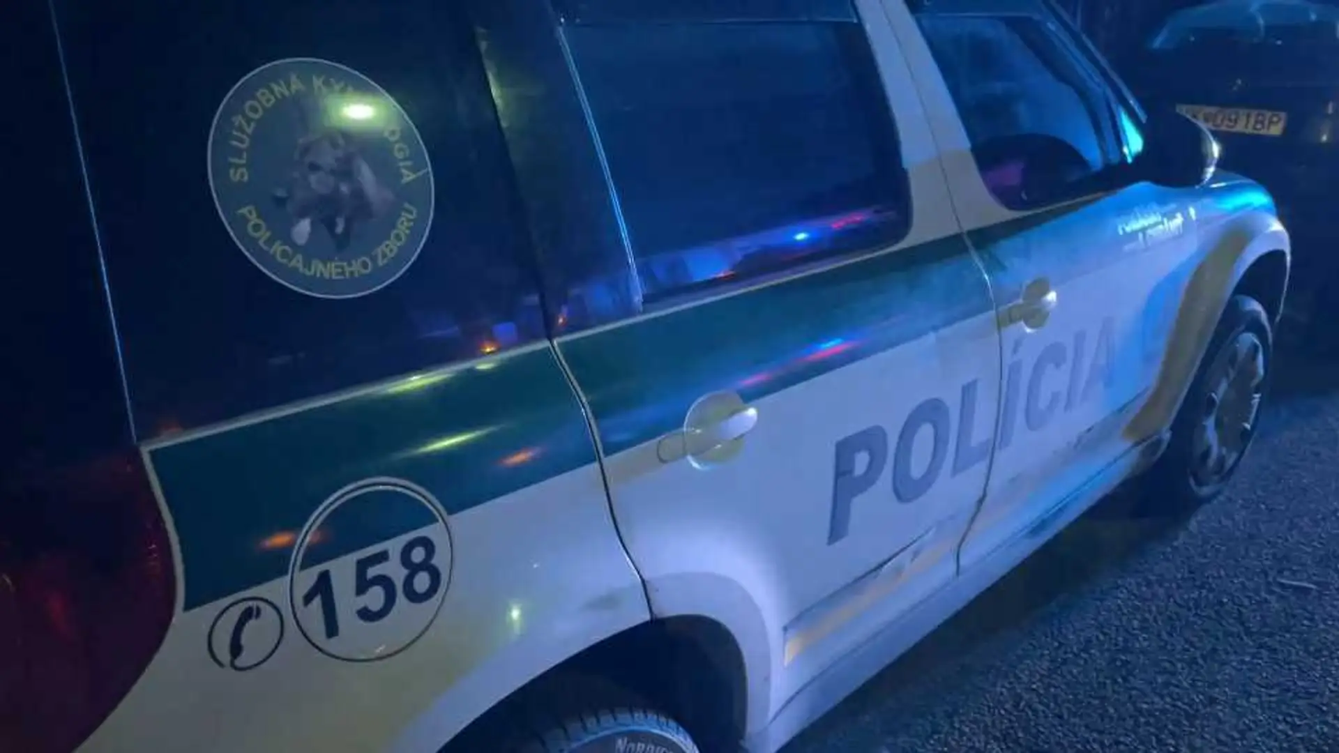 policajné auto