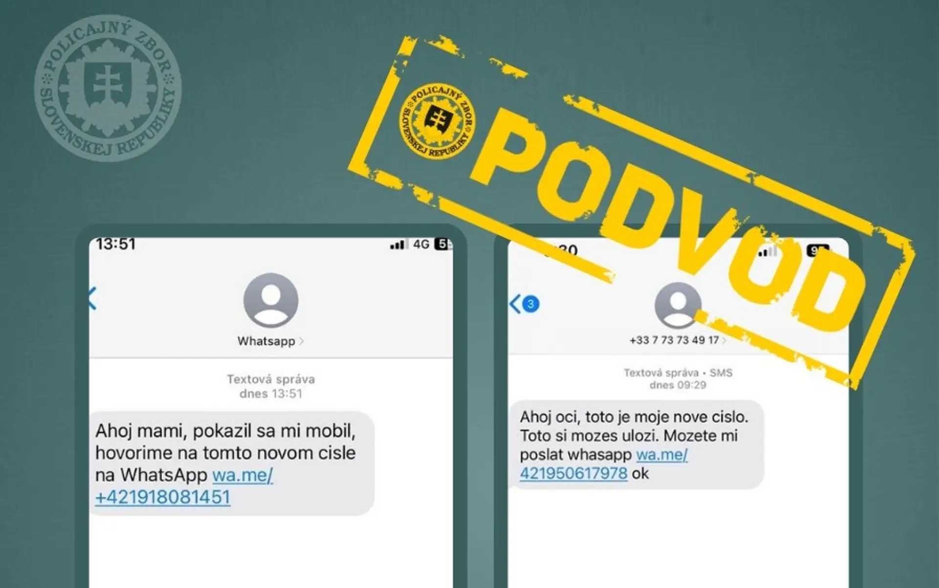 Nový podvod.