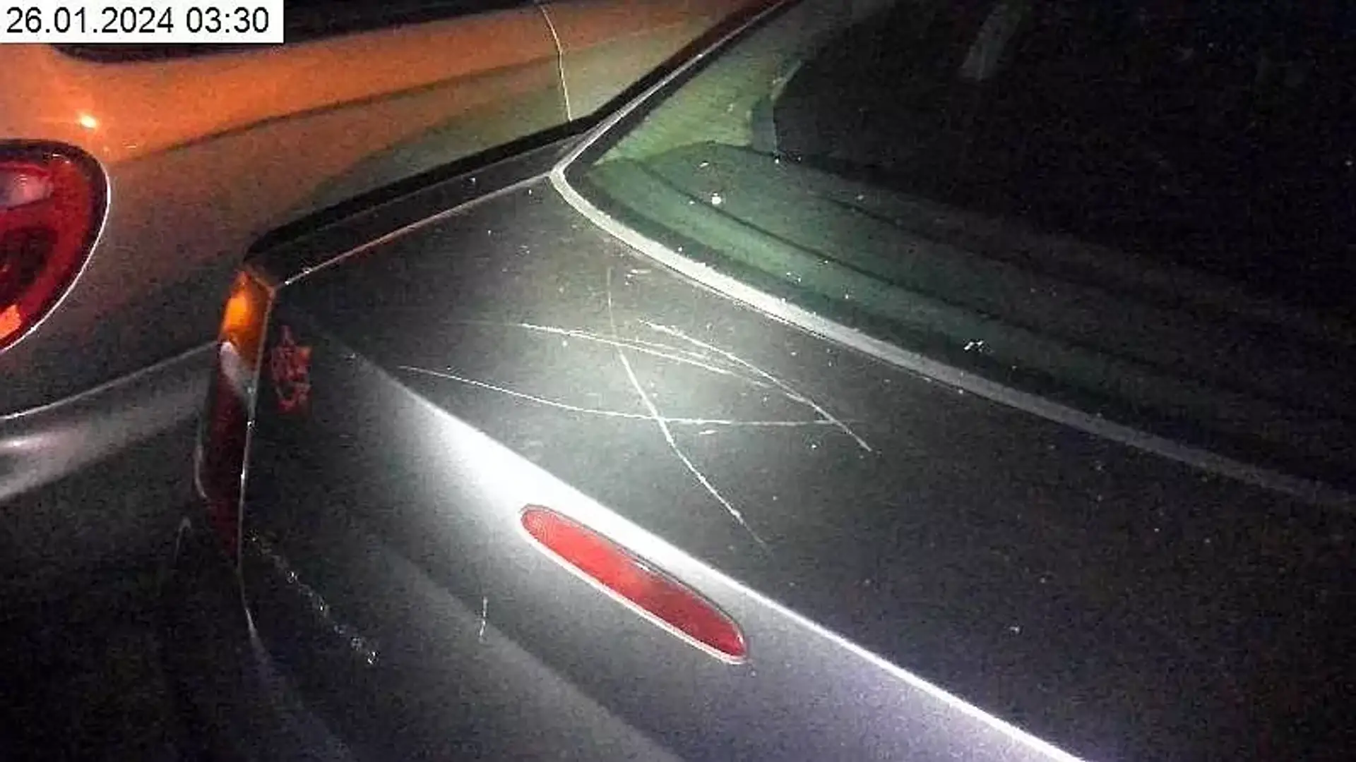 Poškodené vozidlo v Brne
