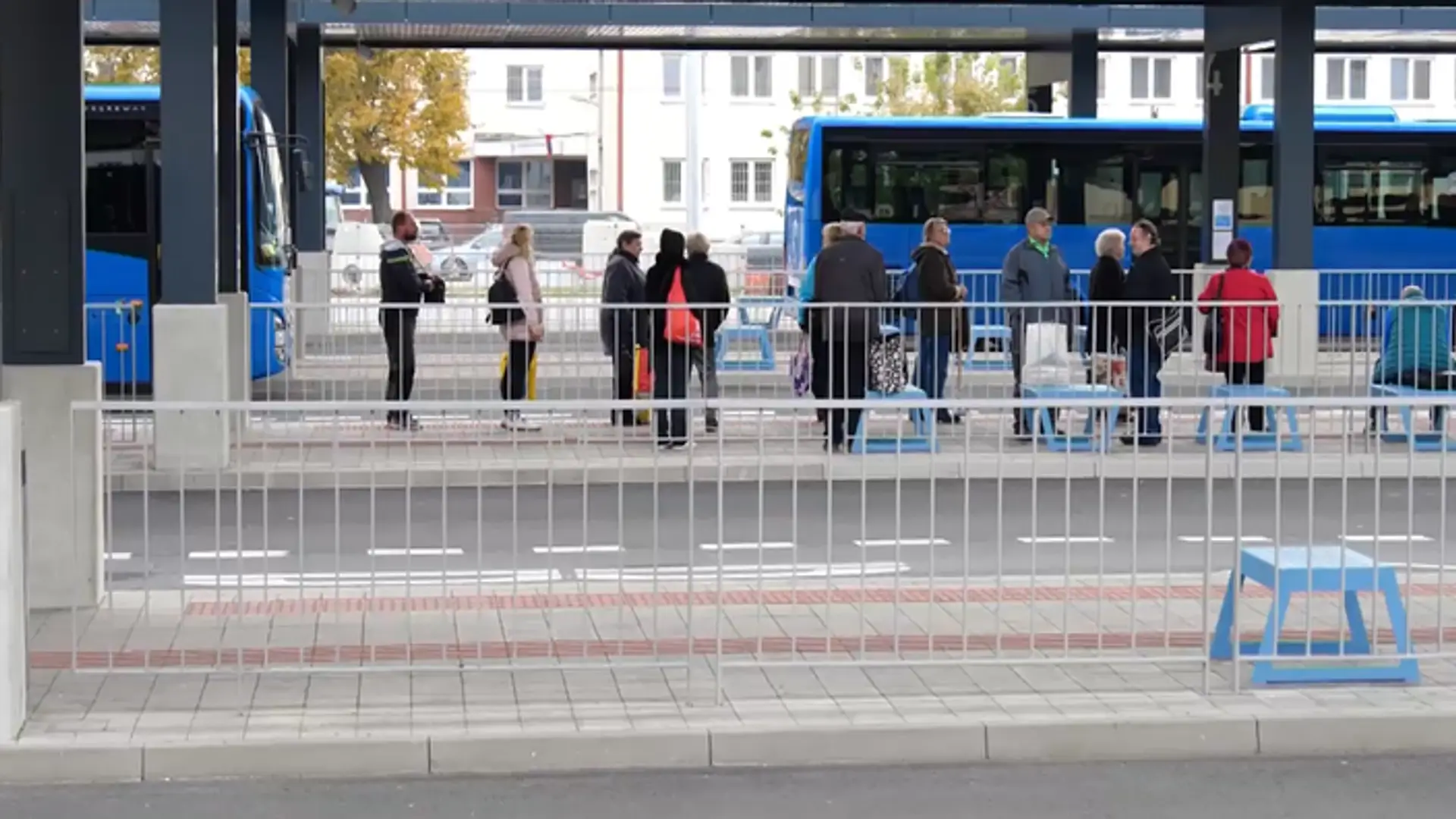 Na snímke vynovená autobusová stanica v Žiline, ktorá si vyslúžila kritiku.