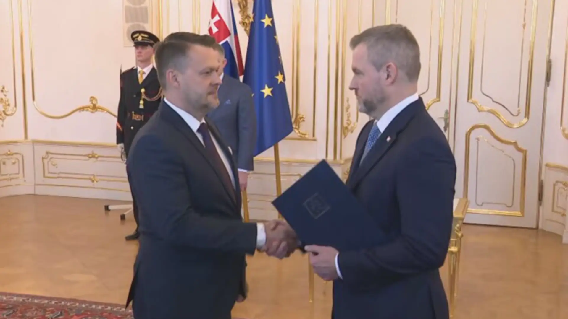 Peter Pellegrini a Samuel Migaľ