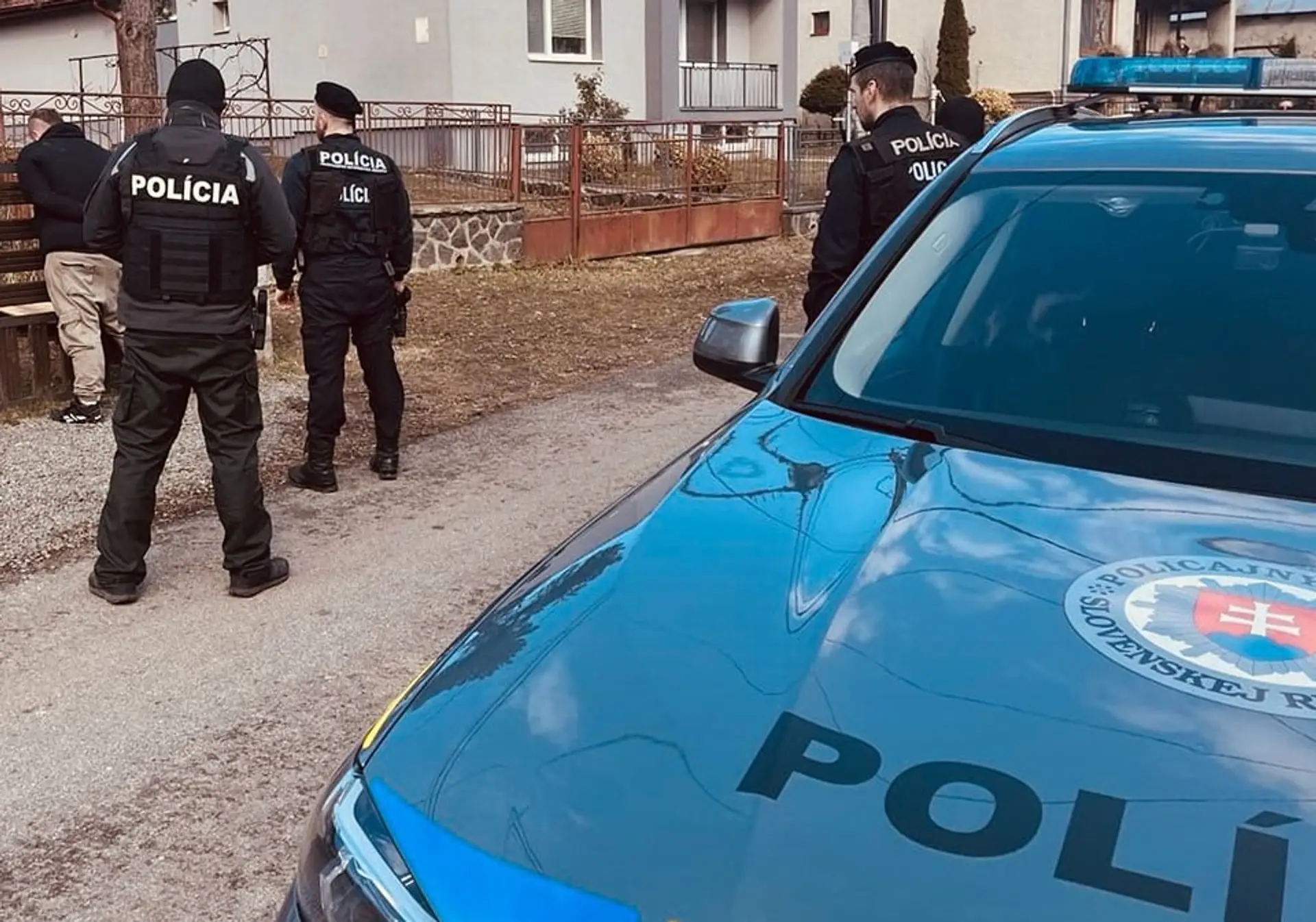Polícia na mieste zásahu