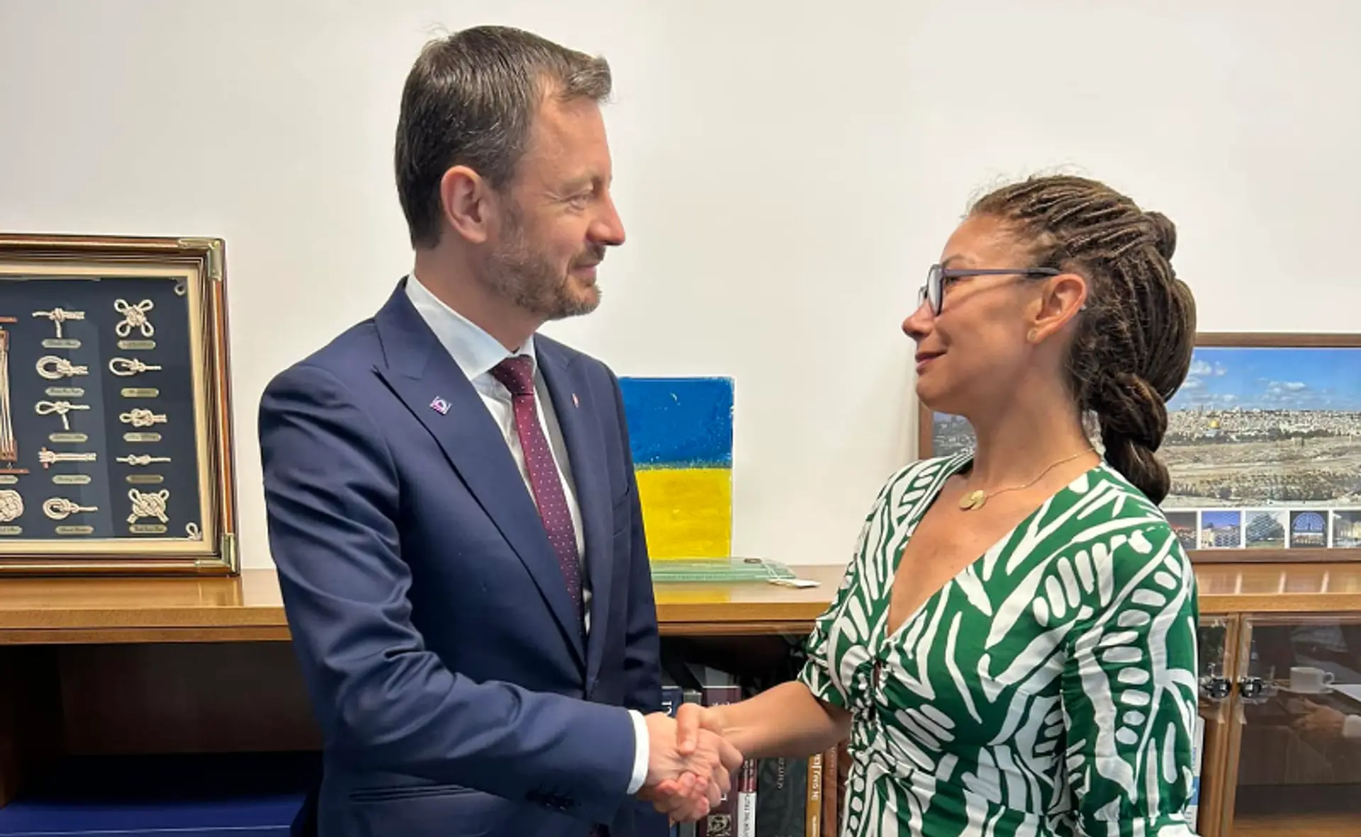 Eduard Heger a Lucia Ďuriš Nicholsonová