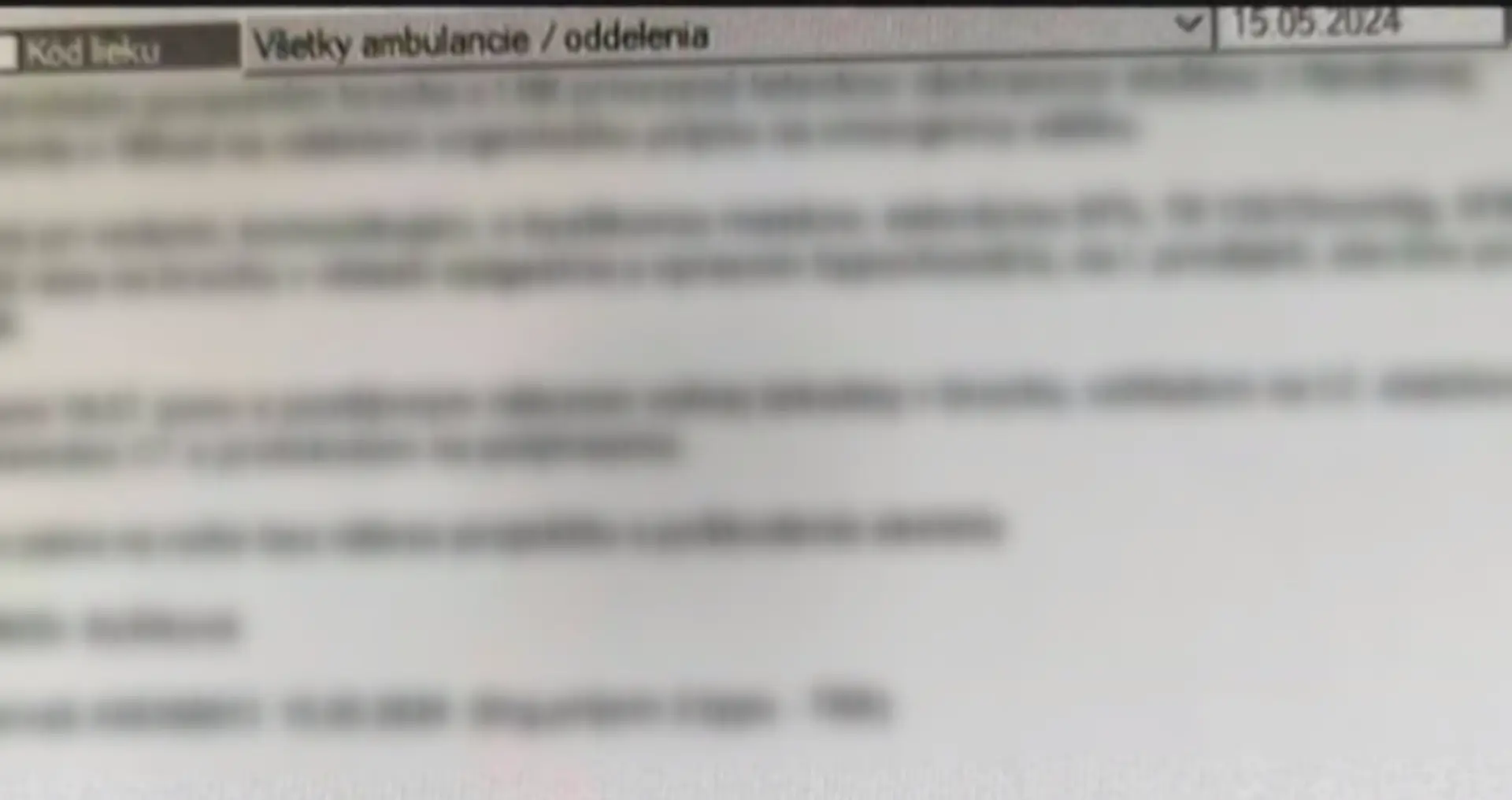 Údajná lekárska správa o zdravotnom stave premiéra Roberta Fica.