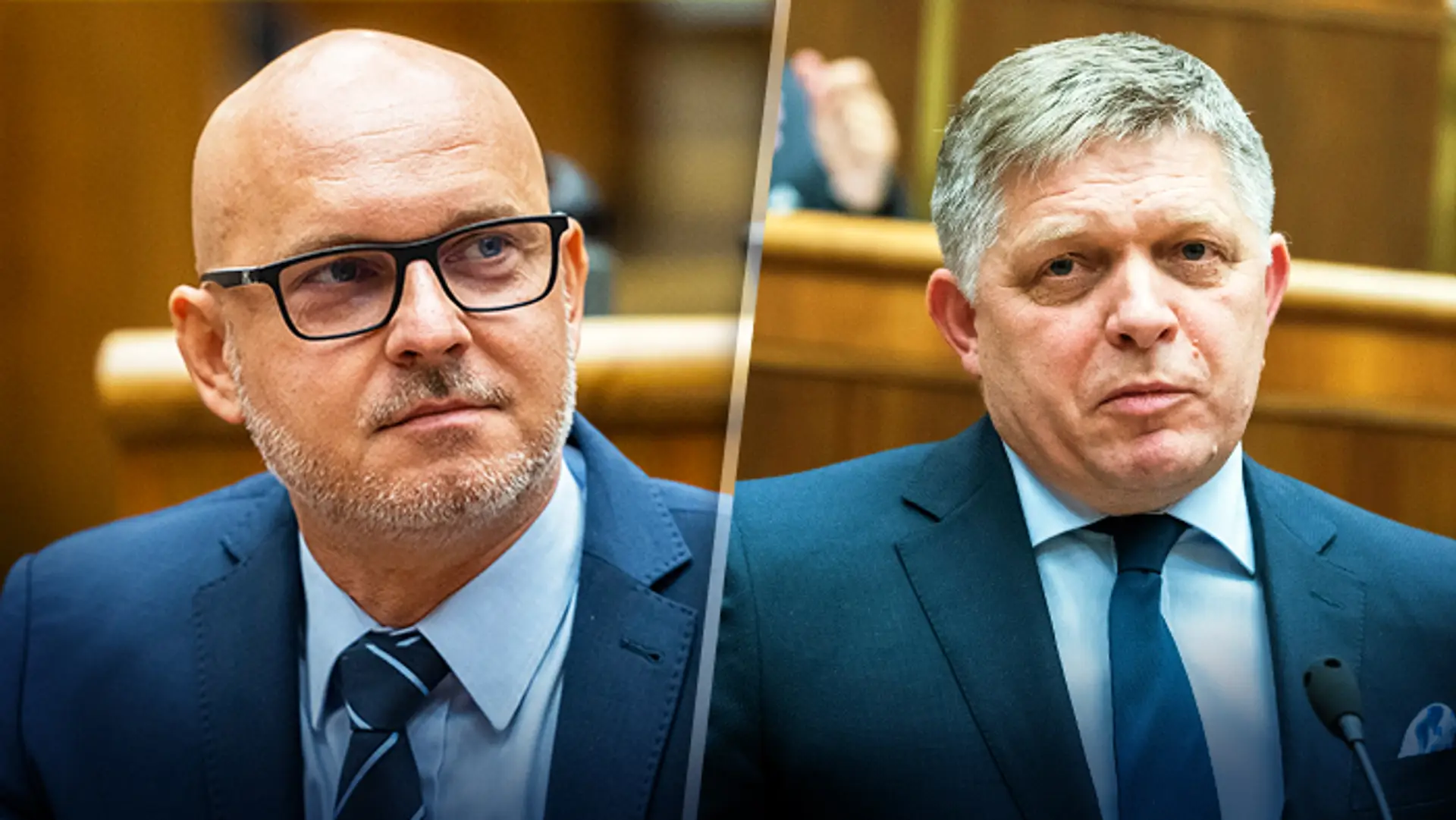 Branislav Gröhling a Robert Fico.