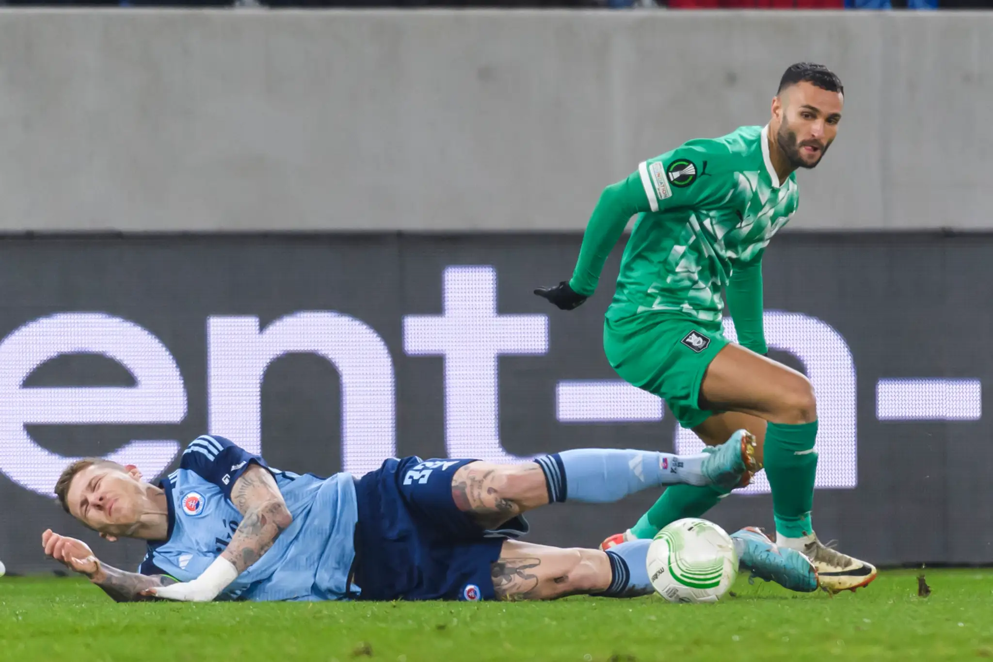 Slovan Bratislava - Olimpija Ľubľana.