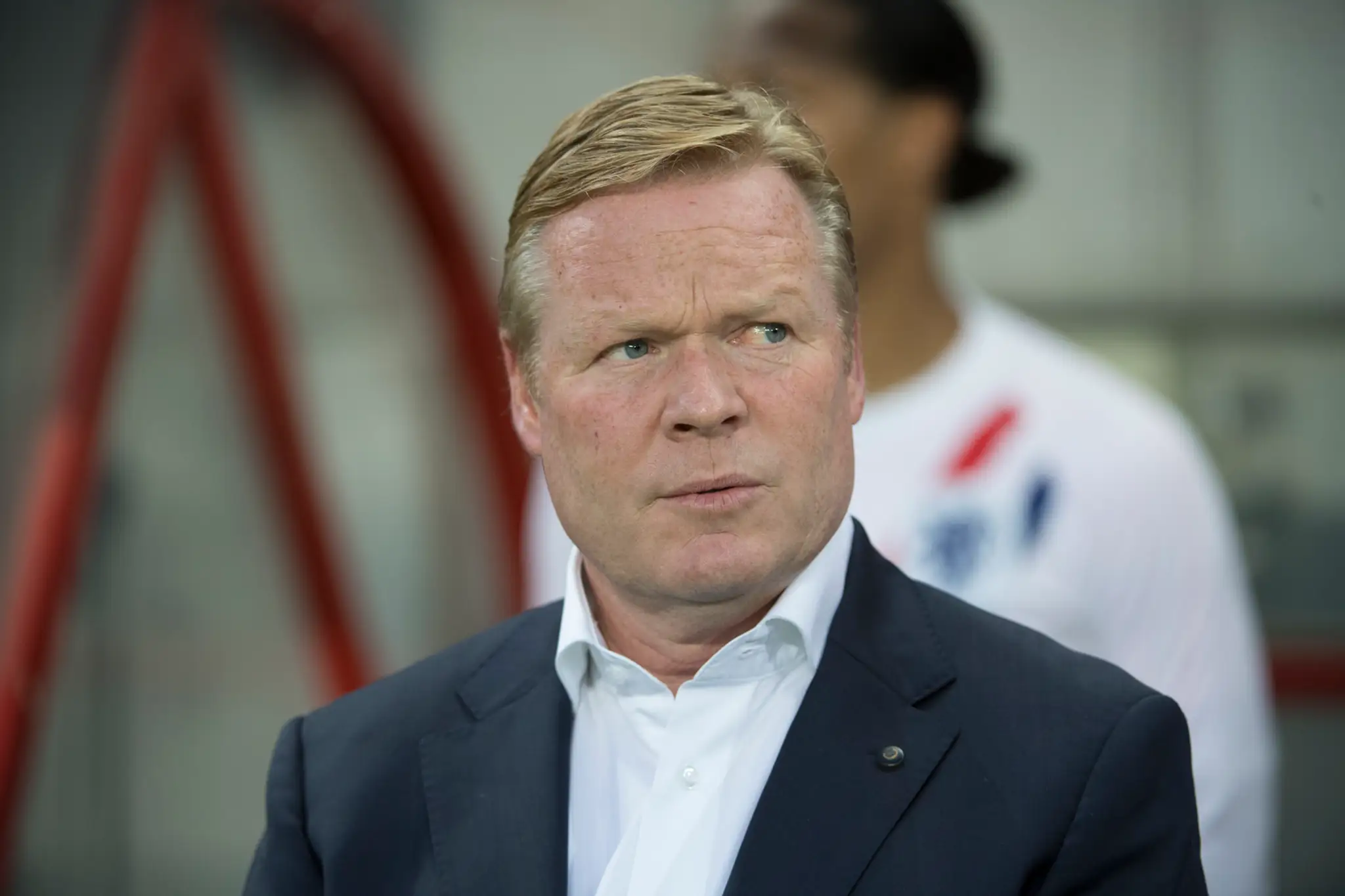 Tréner Holandska Roland Koeman počas prípravy proti Slovensku.