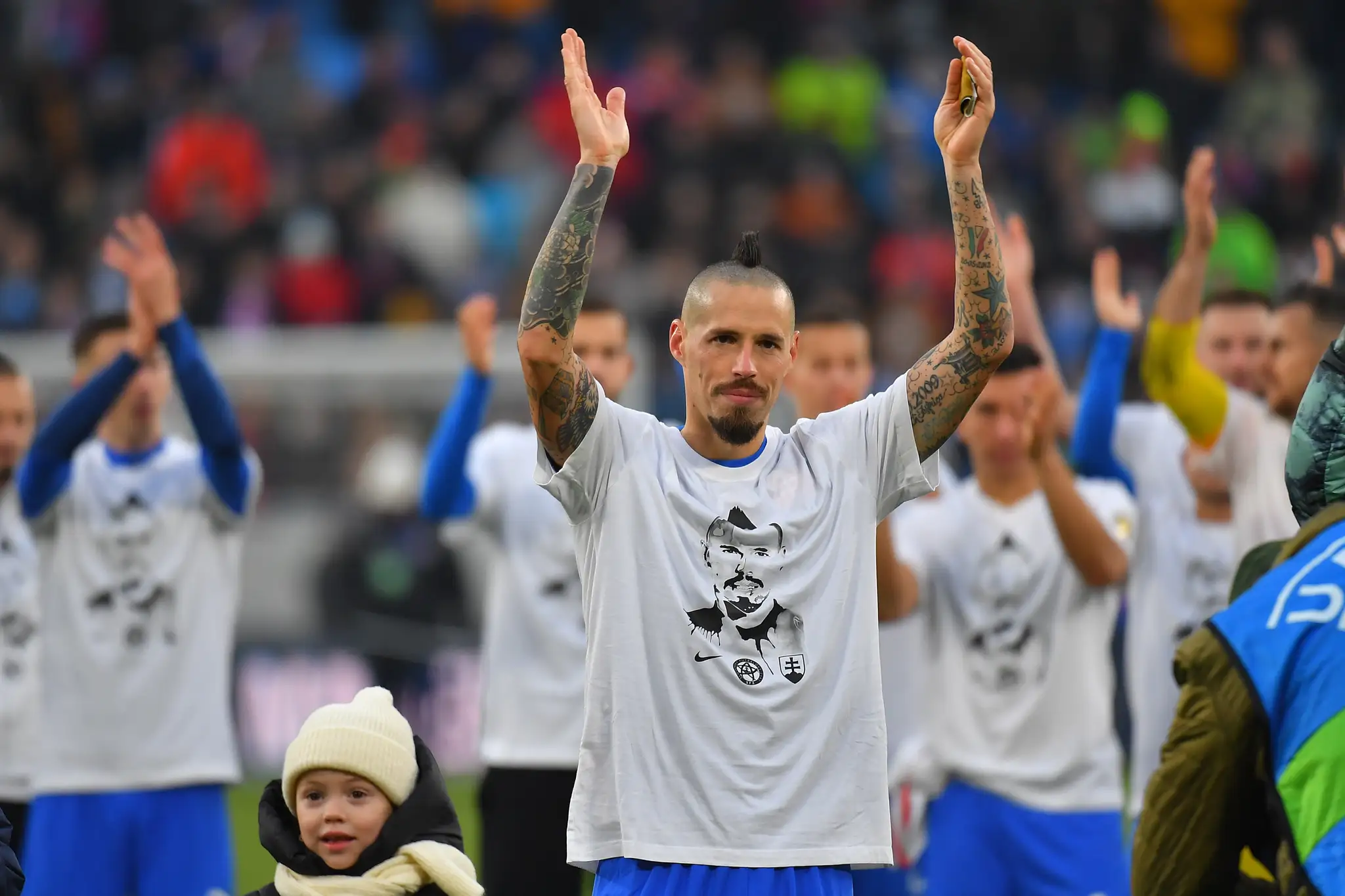 Marek Hamšík sa s reprezentáciou rozlúčil v prípravnom zápase s Čile.