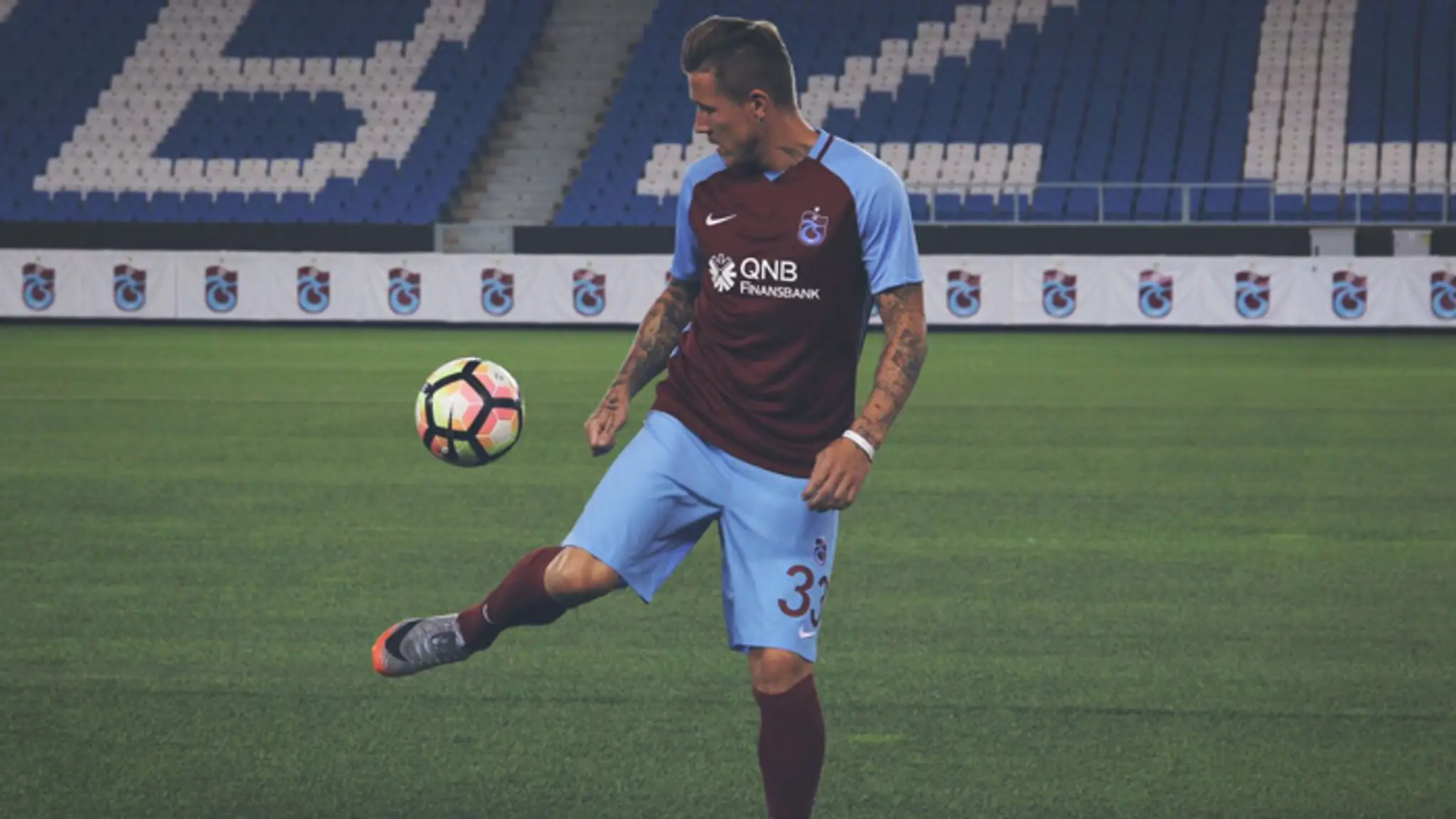 Juraj Kucka na štadióne Trabzonsporu.