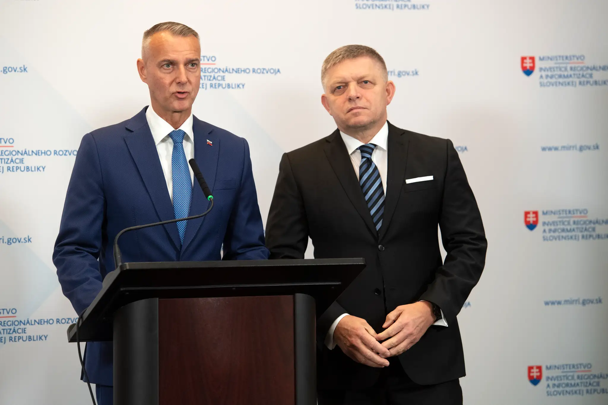 Richard Raši a Robert Fico.