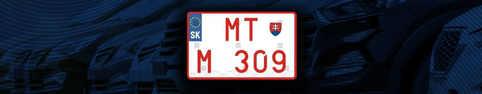 Žltá tabuľka s písmenom H.