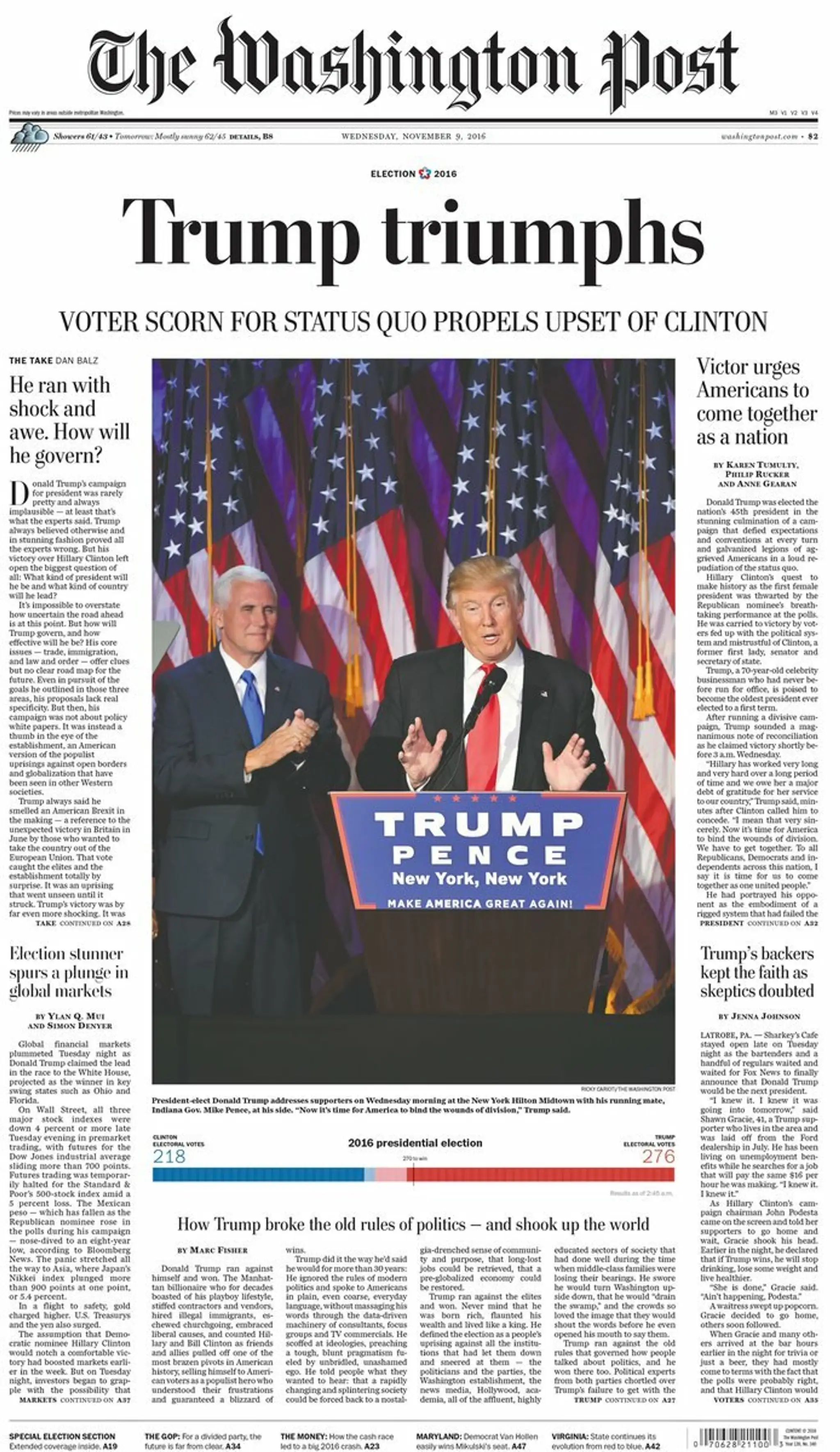The Washington Post: Trump triumfoval