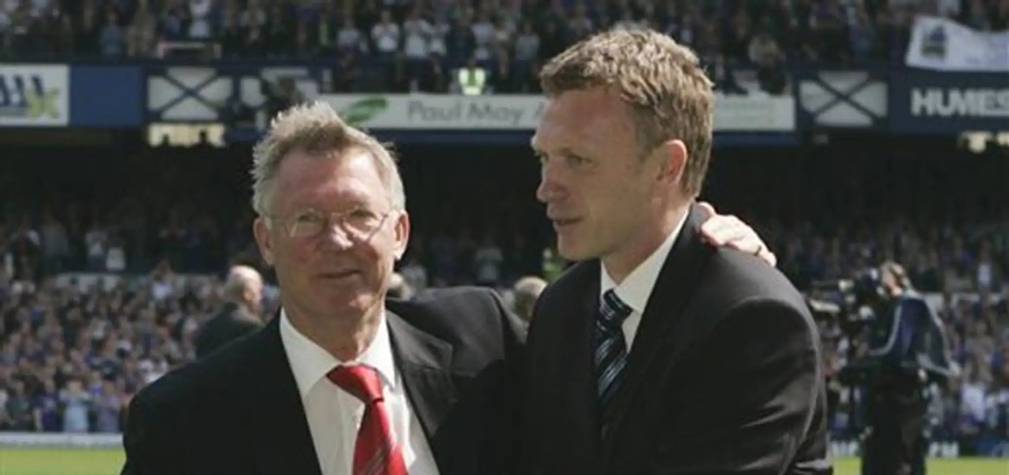 David Moyes a Sir Alex Ferguson