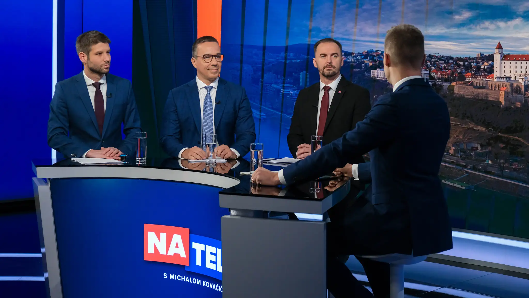 Michal Šimečka, Erik Tomáš a Michal Šipoš v relácii Na telo.