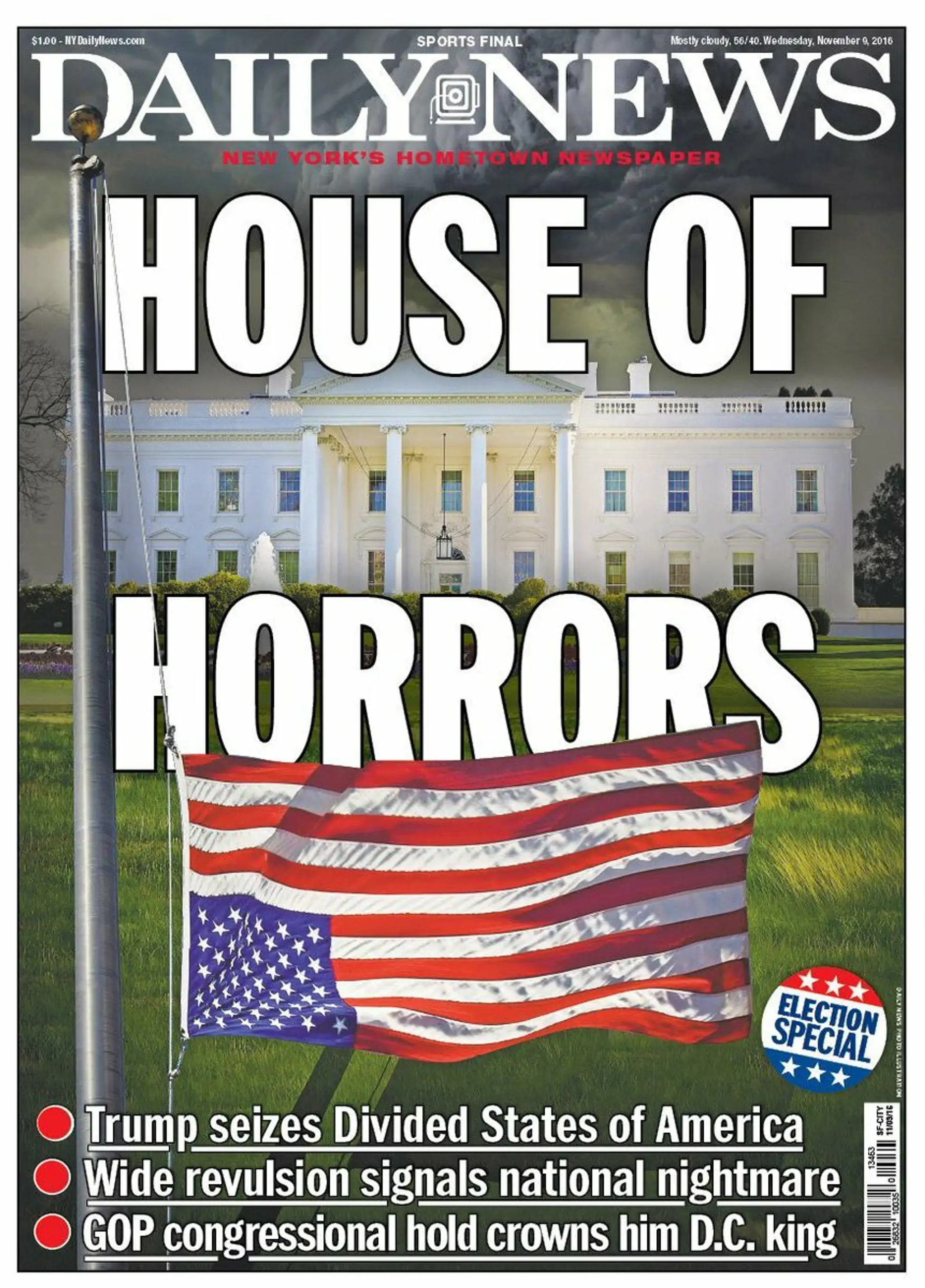 New York Daily News: Dom hrôzy