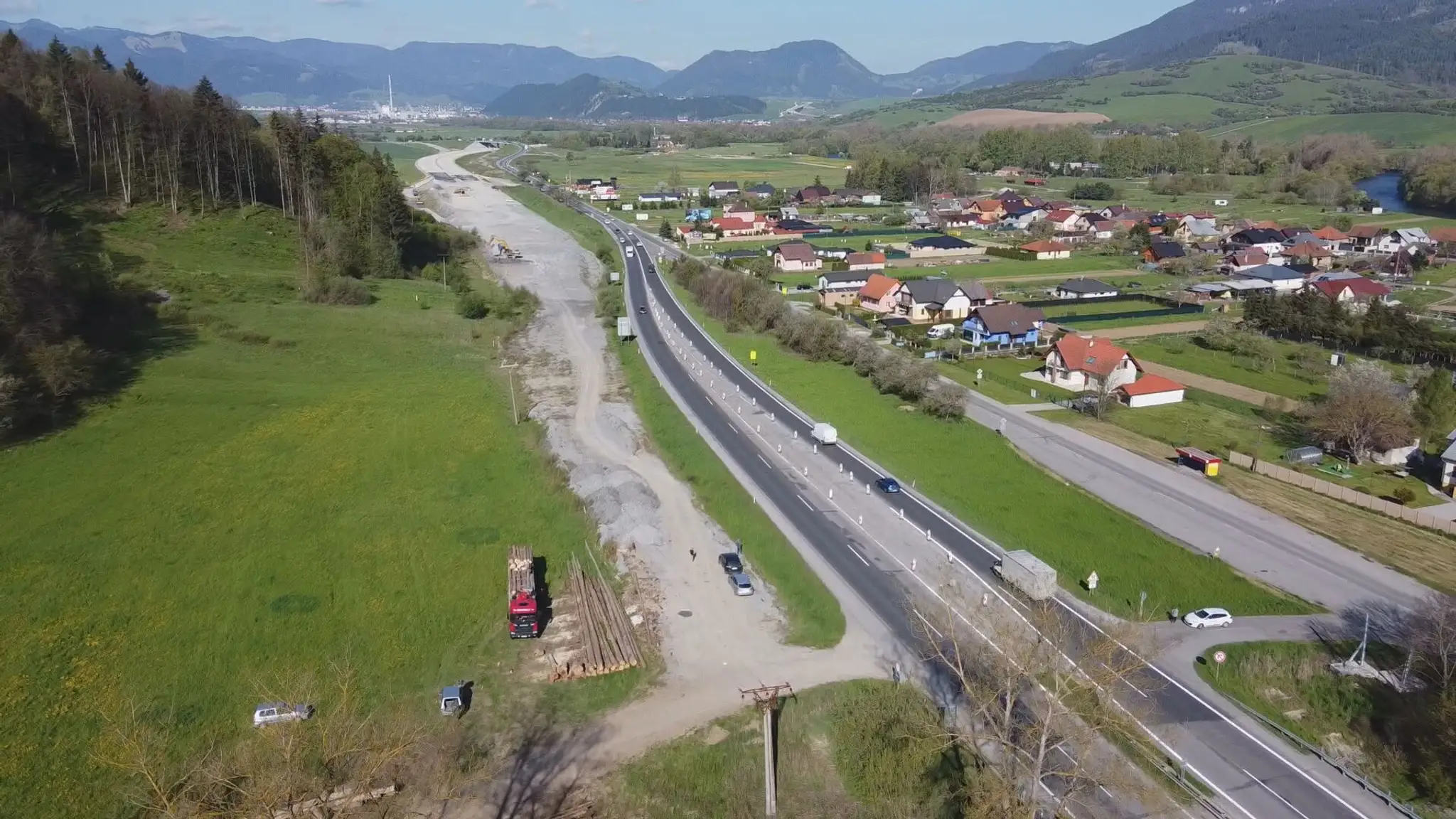 Diaľnica na Liptove.