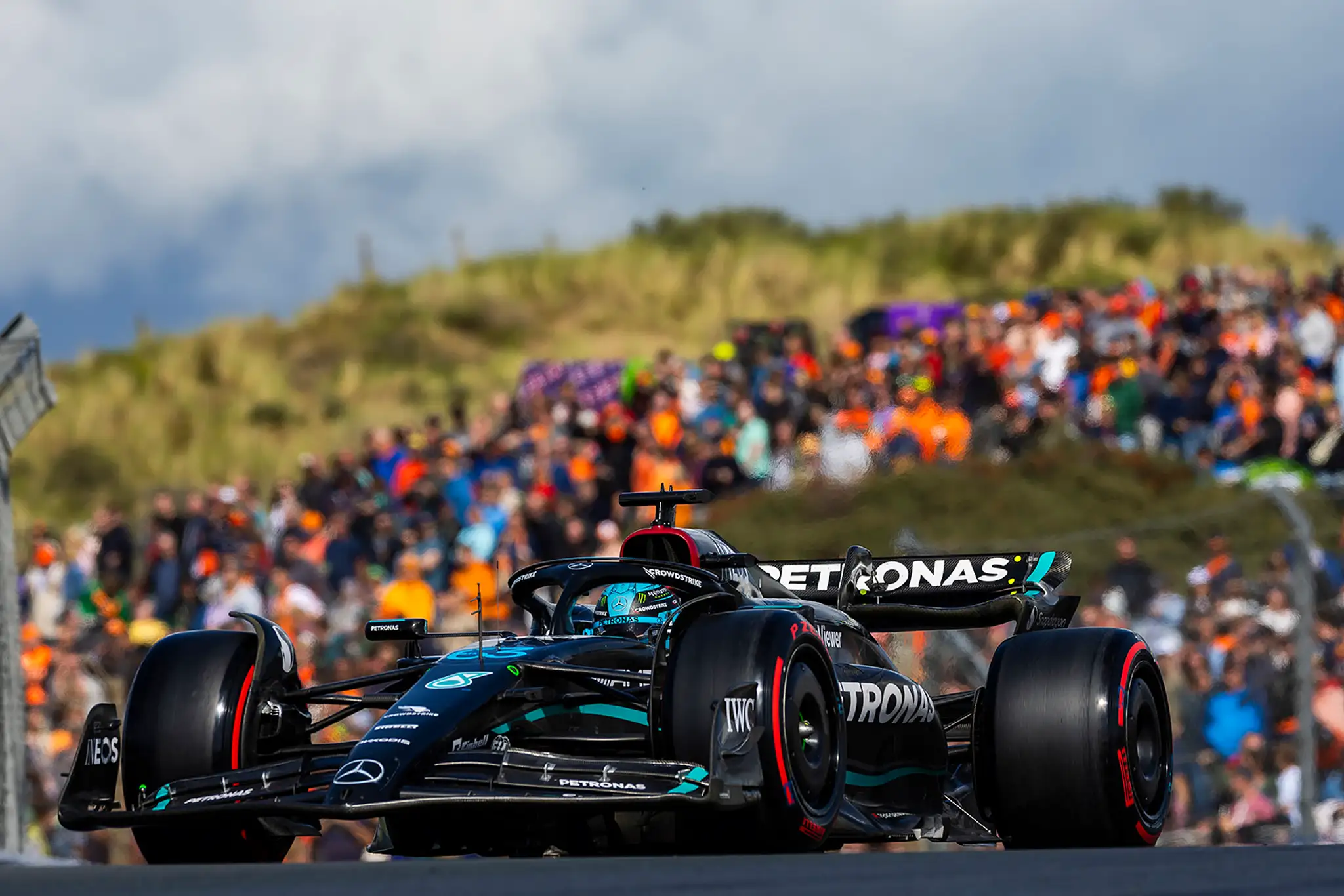 George Russell na Mercedese