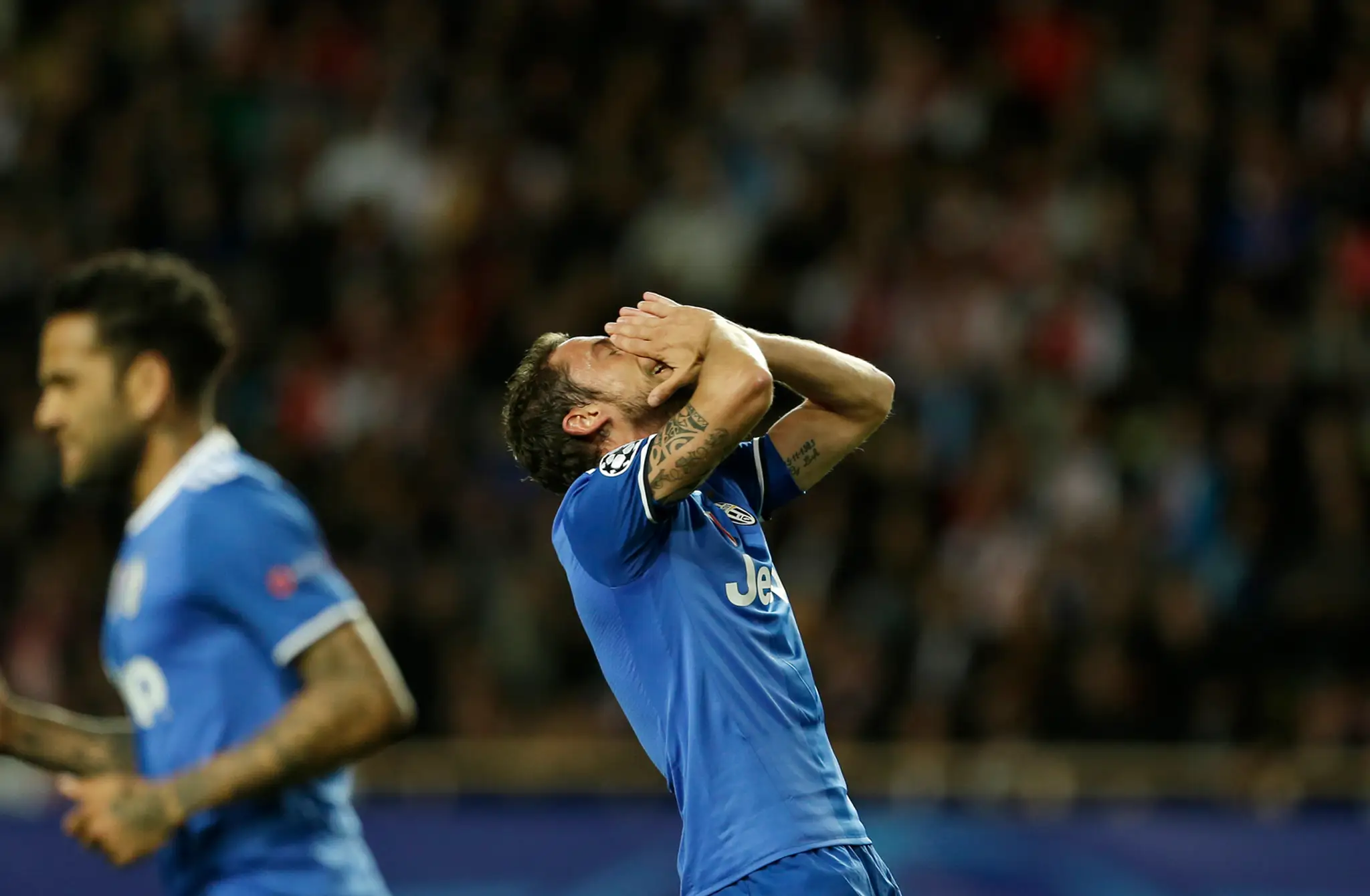 Claudio Marchisio z Juventusu si spytuje svedomie v semifinále LM proti Monacu.