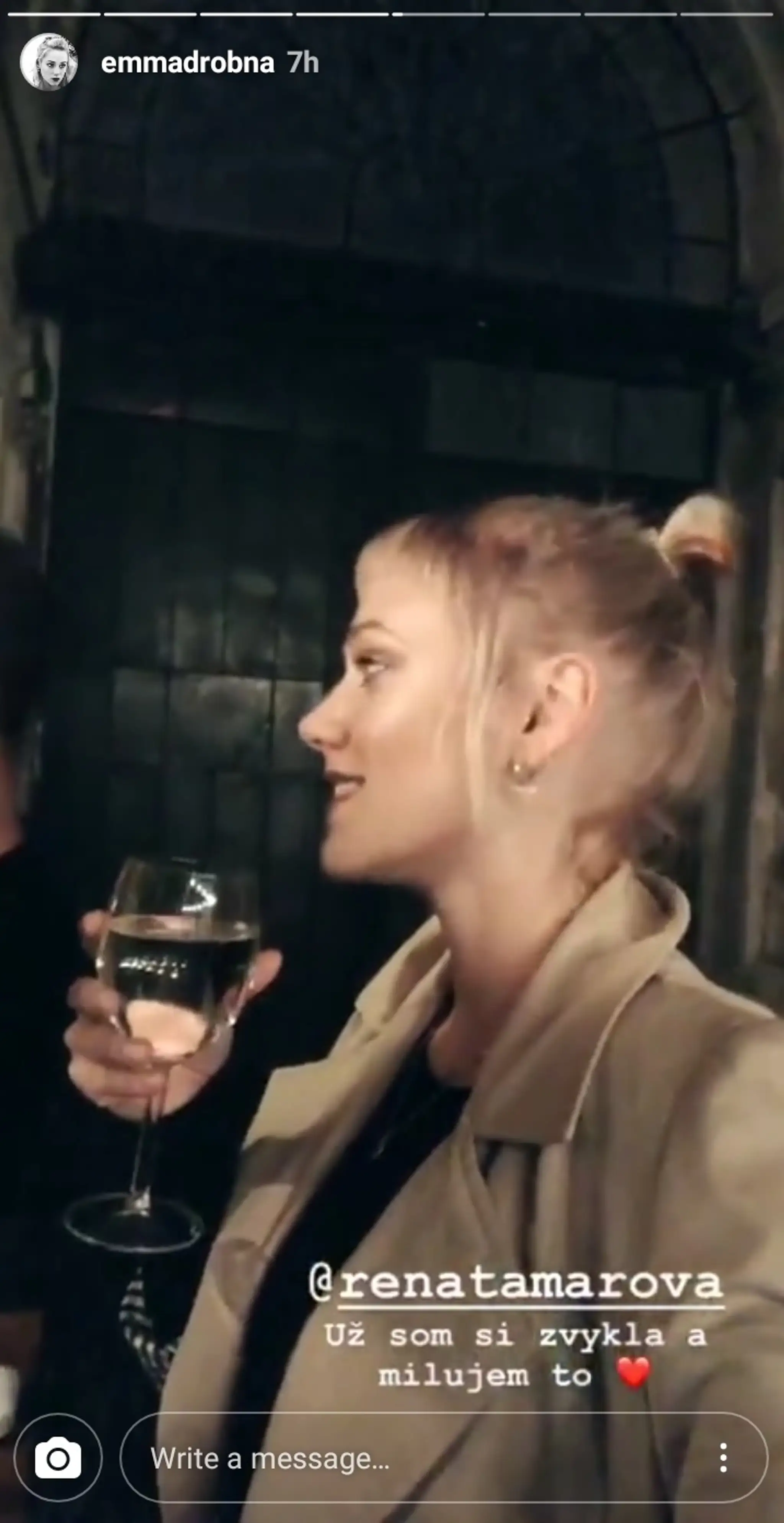 Emma Drobná s novým účesom