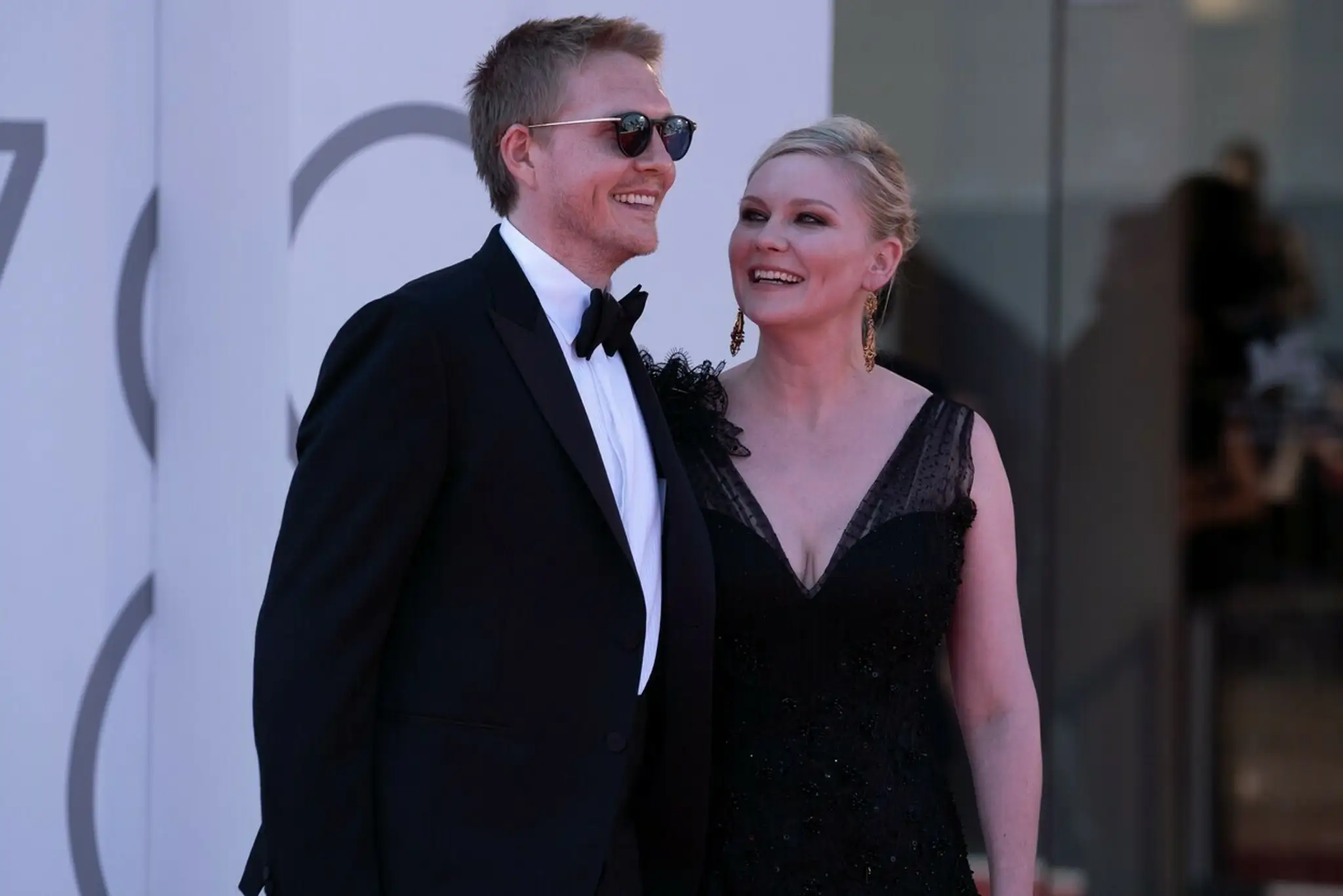 Christian Dunst a Kirsten Dunst na 78. ročníku Medzinárodného filmového festivalu v Benátkach.