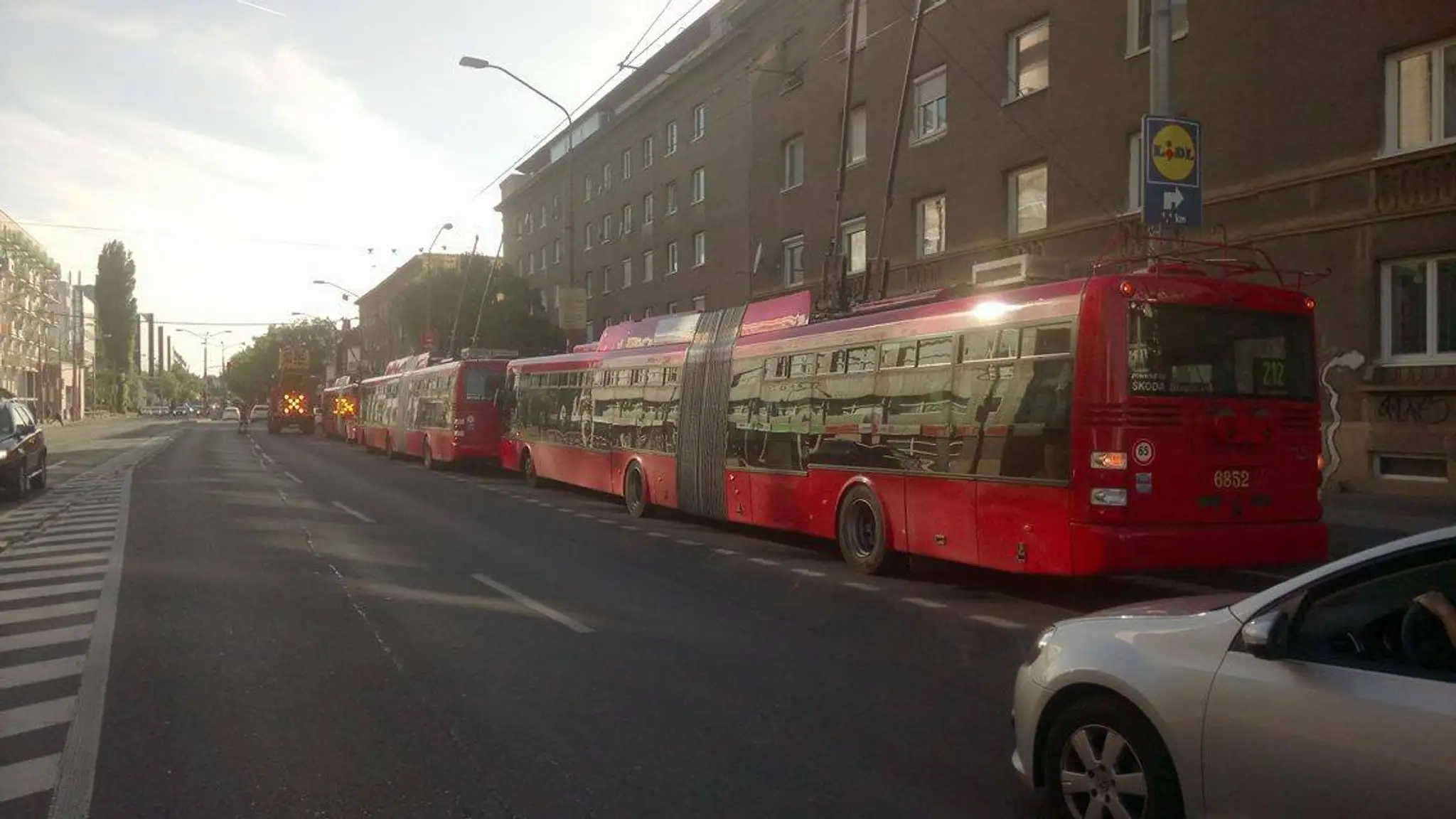 Odstavené trolejbusy