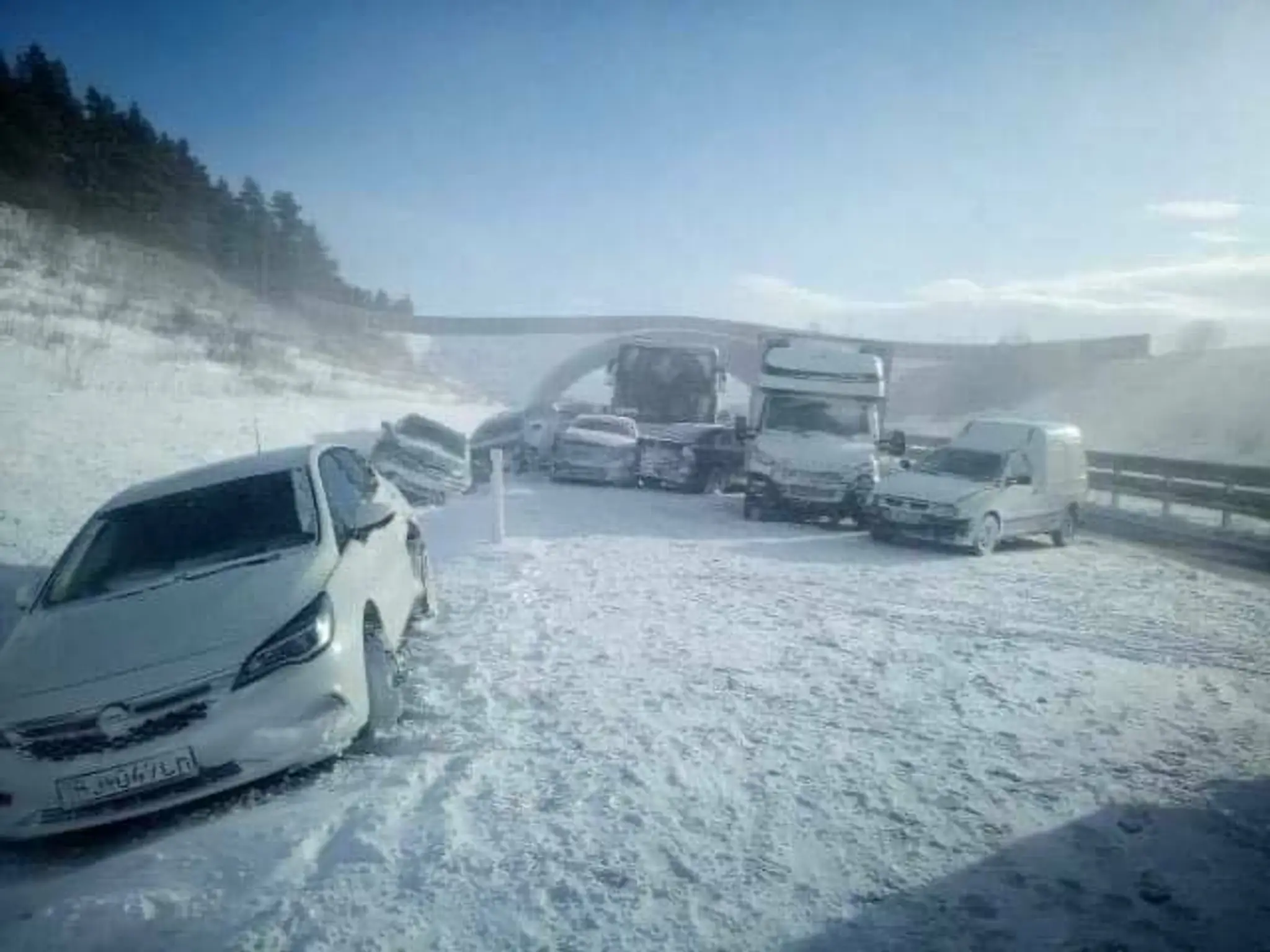 Hromadná dopravná nehoda na D1 pred Popradom
