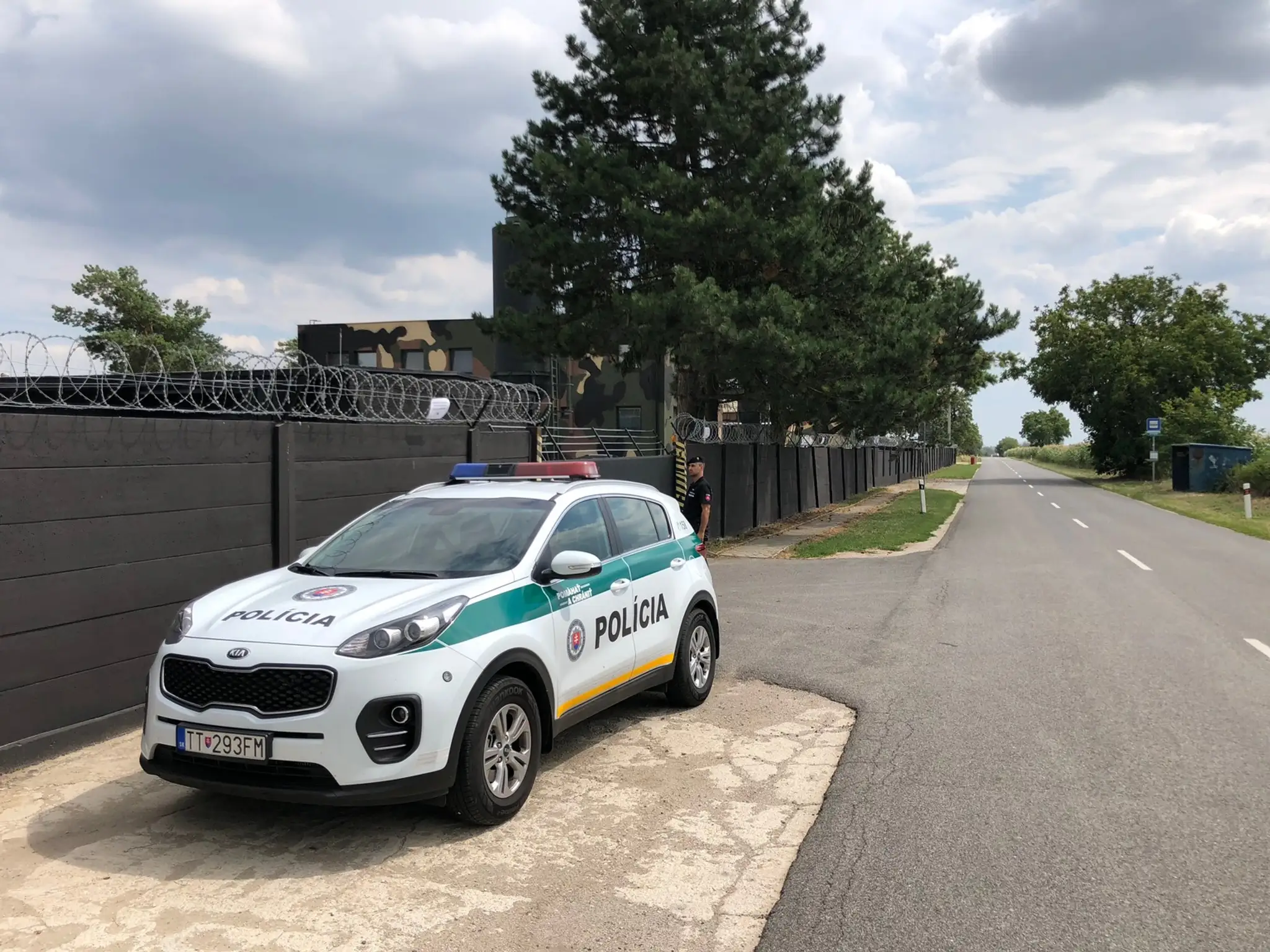 Základňa ruského motorkárskeho gangu Noční vlci v Dolnej Krupej pri Trnave.