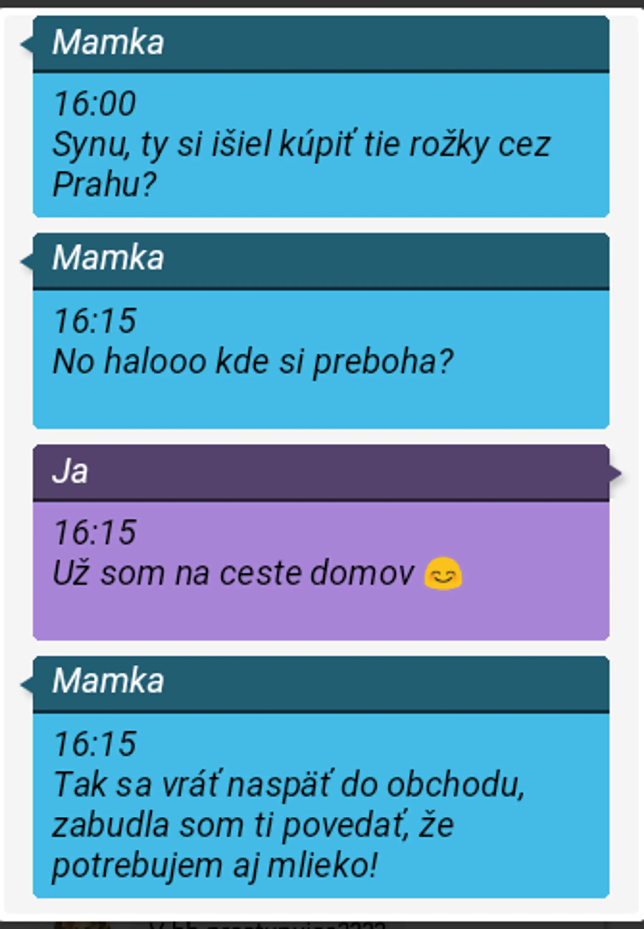 vtipná sms