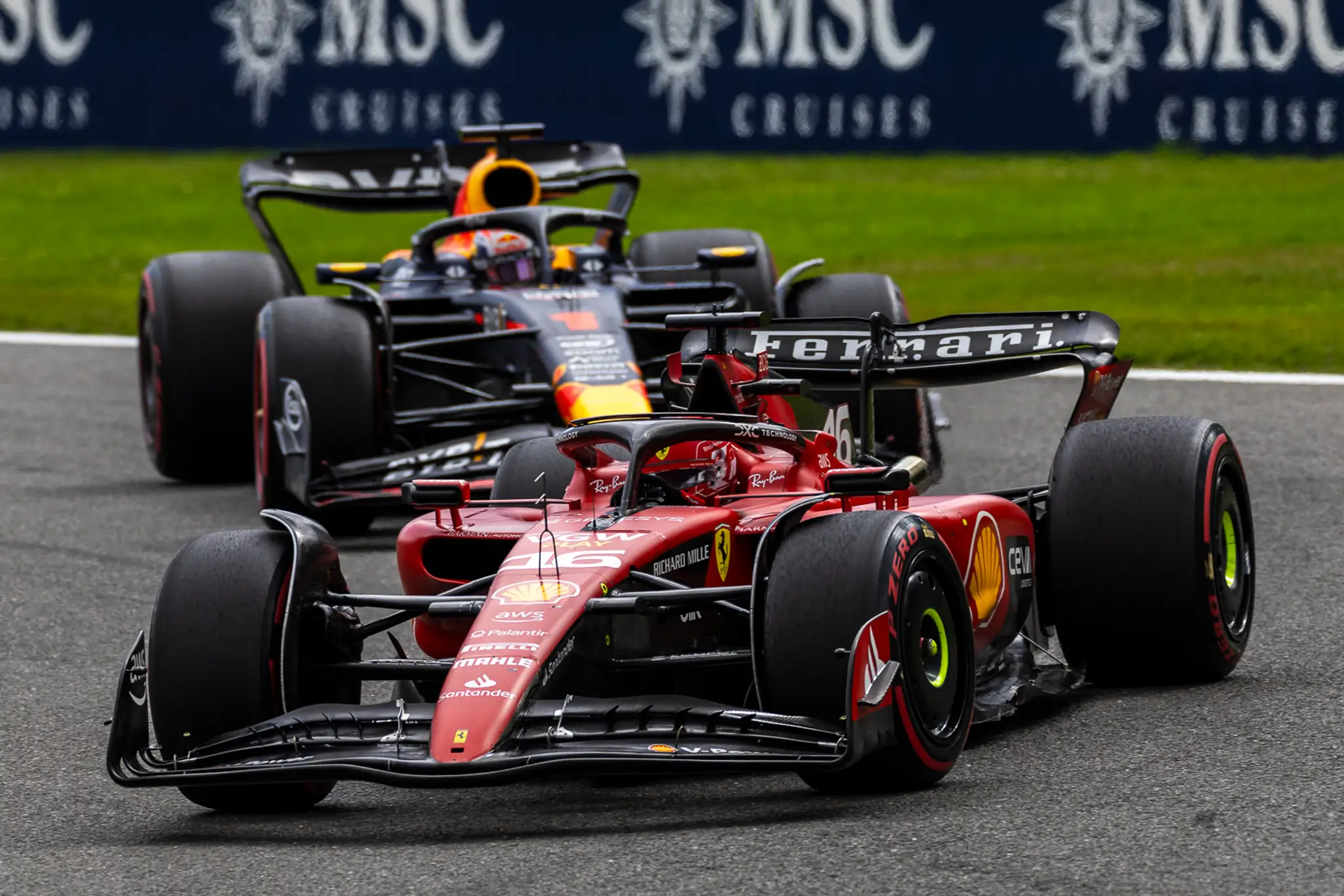 Charles Leclerc na Ferrari.