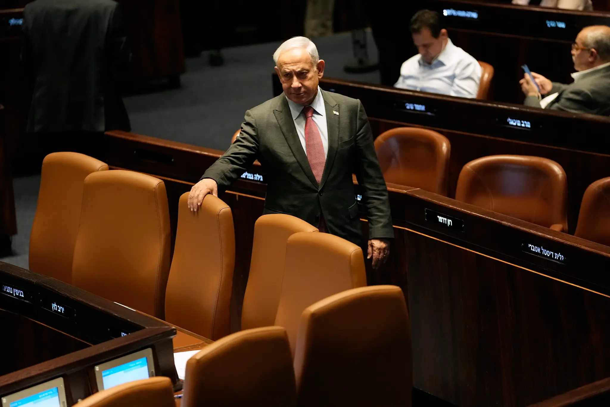 Premiér Benjamin Netanjahu v izraelskom parlamente