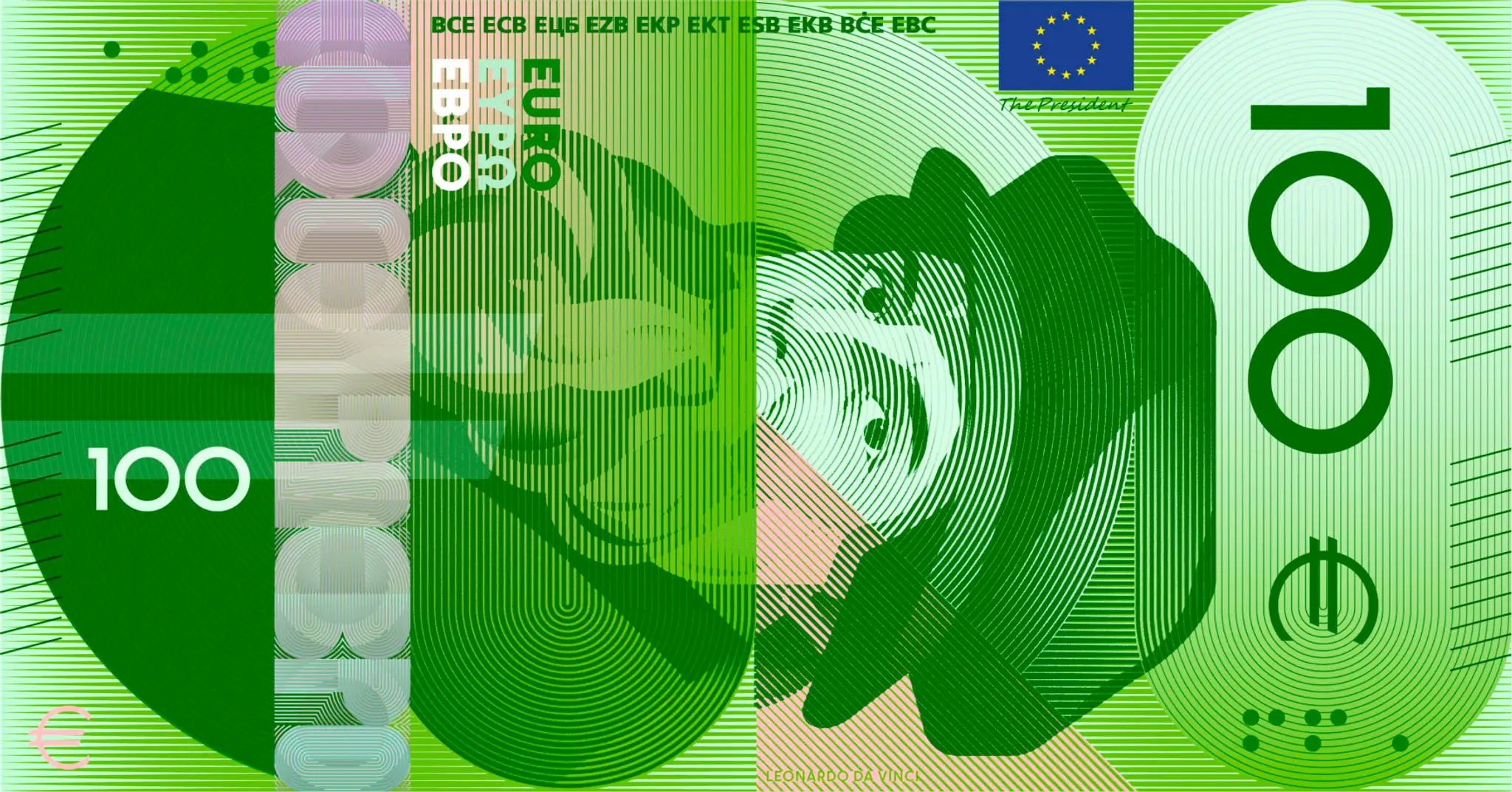 Nové eurobankovky Návrh G