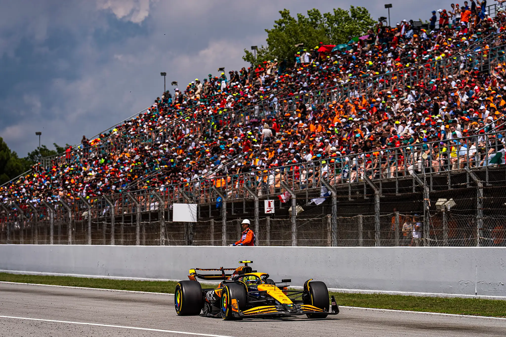 Lando Norris na MCLarene.