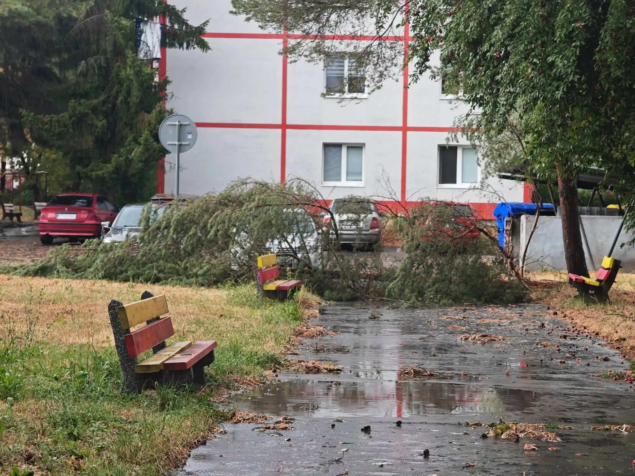 Búrka v Rimavskej Sobote