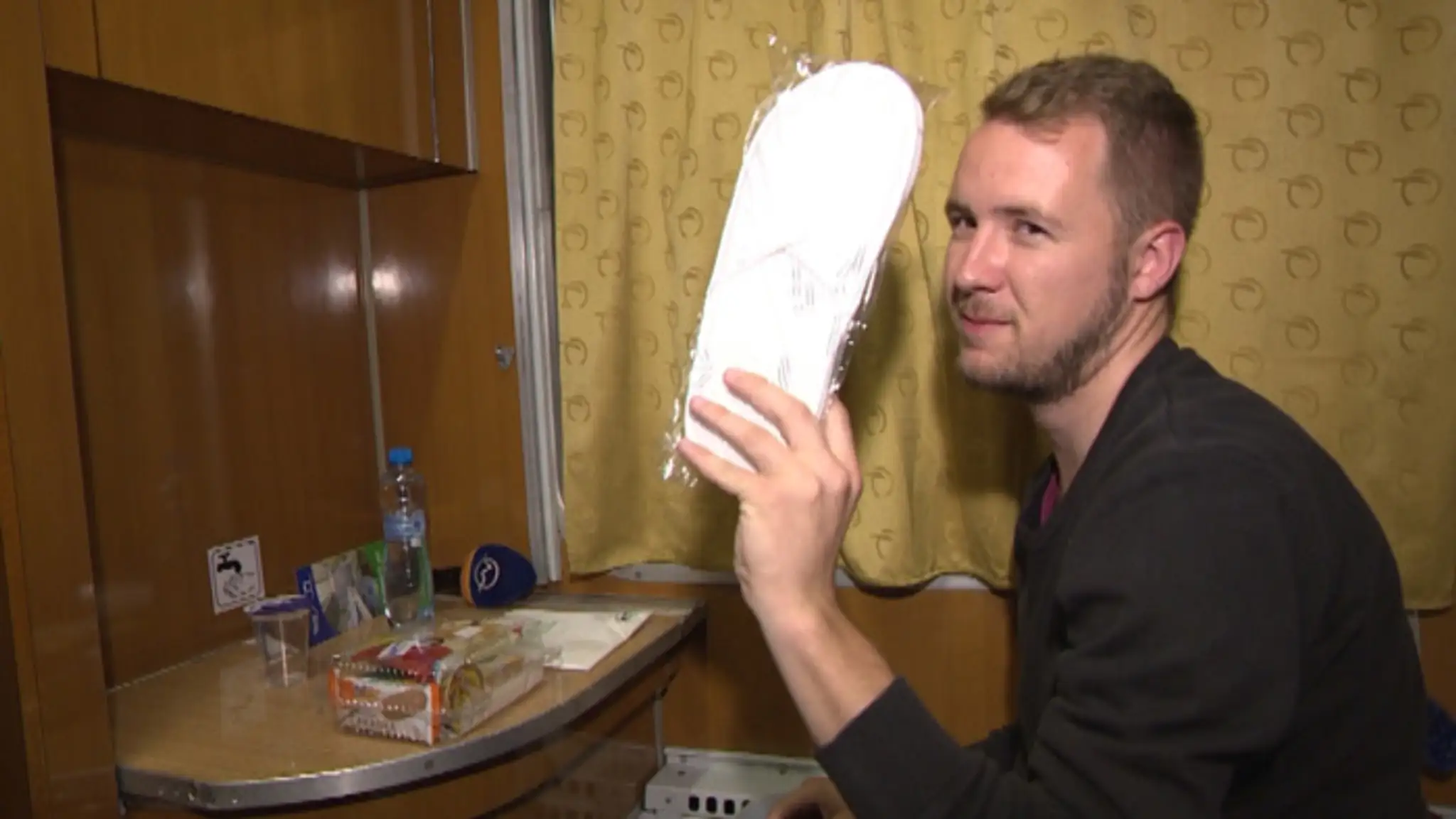 Martin Petro v lôžkovom vozni.