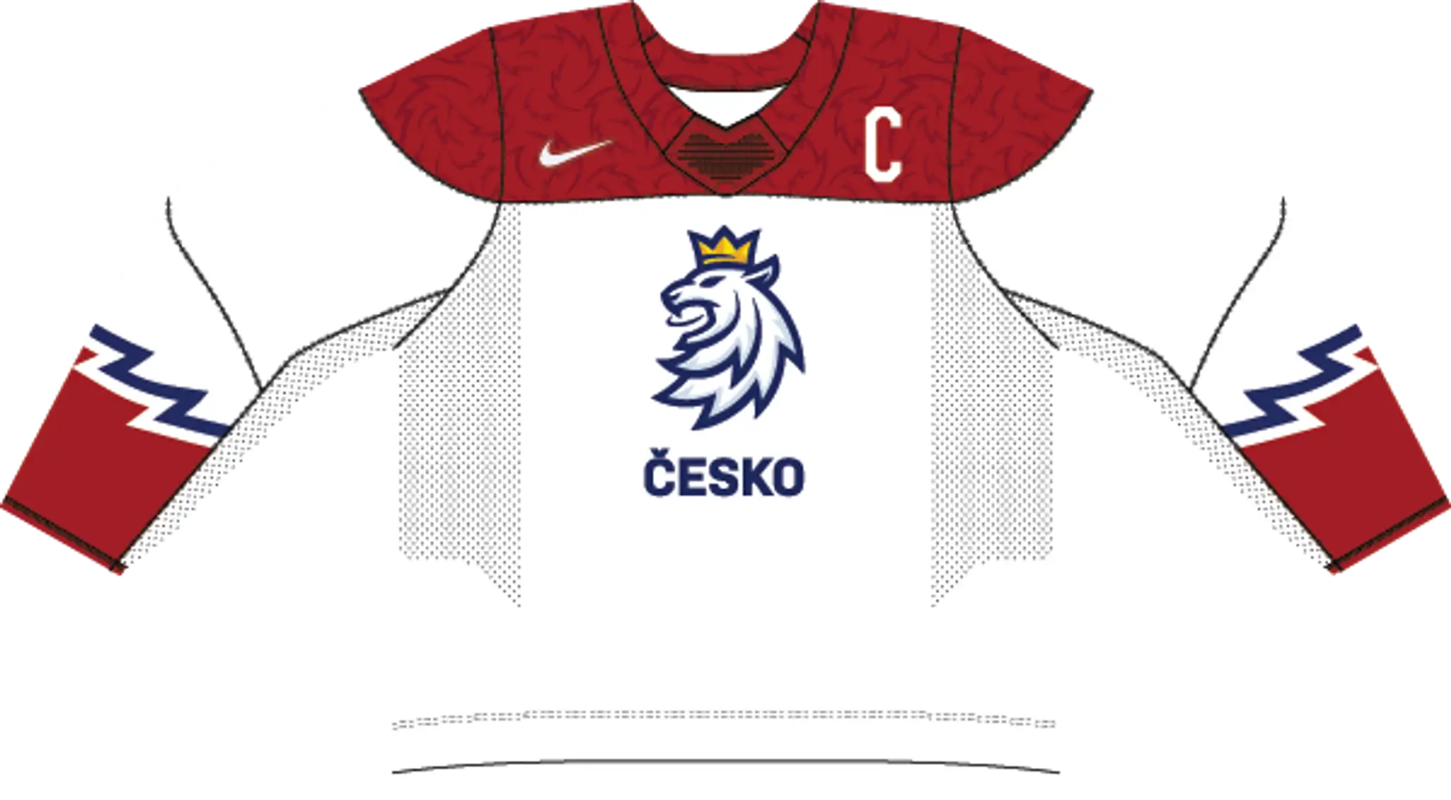 Český domáci dres.