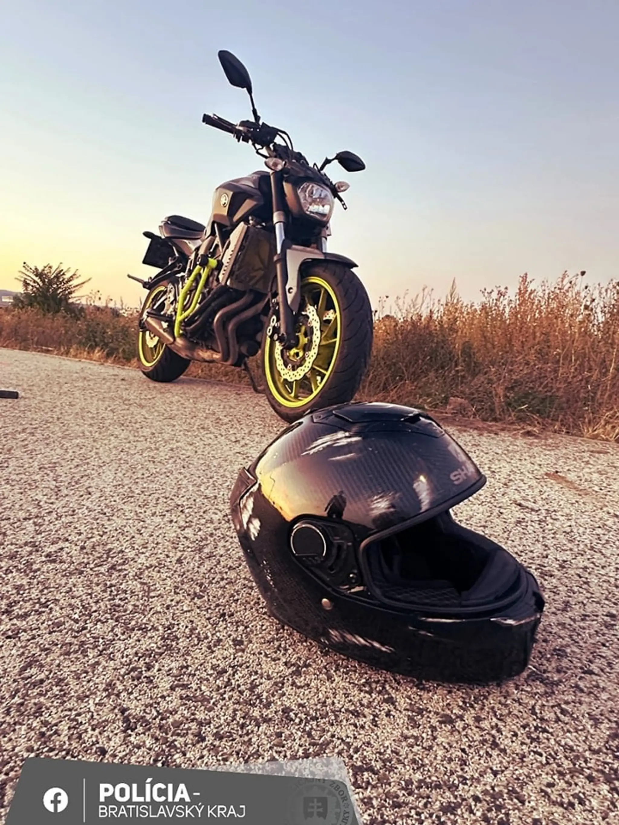 Tragická nehoda motorkára v Bratislave.