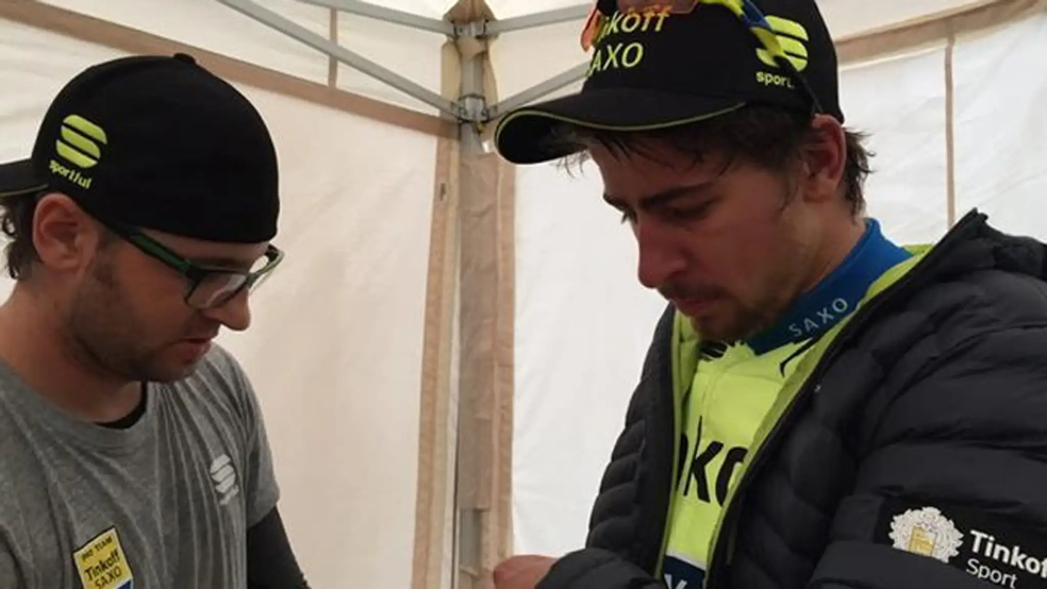 Peter Sagan po víťaznom dojazde do cieľa v 6. etape Tirreno-Adriatico.