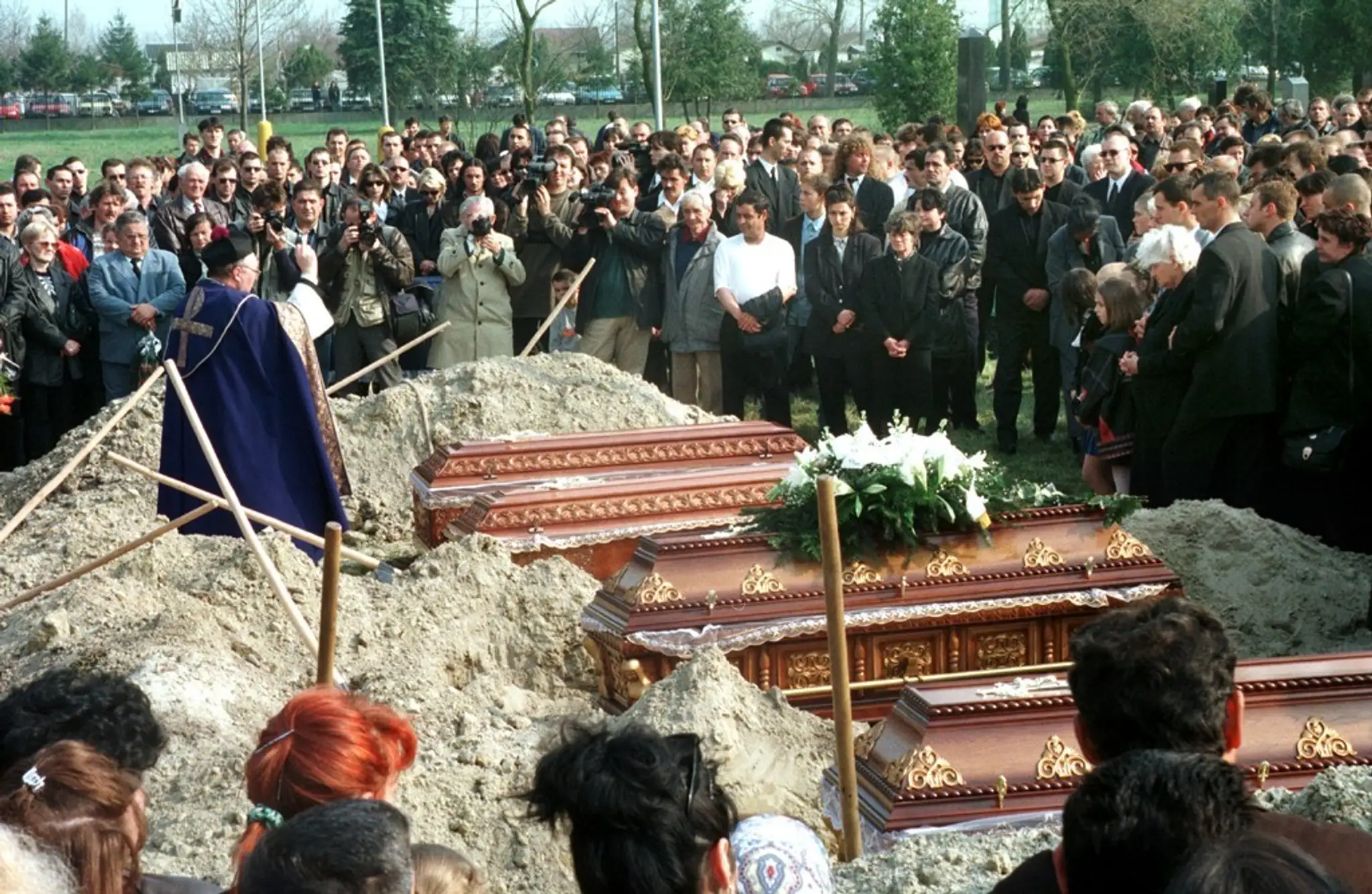 Pohreb pápayovcov.
