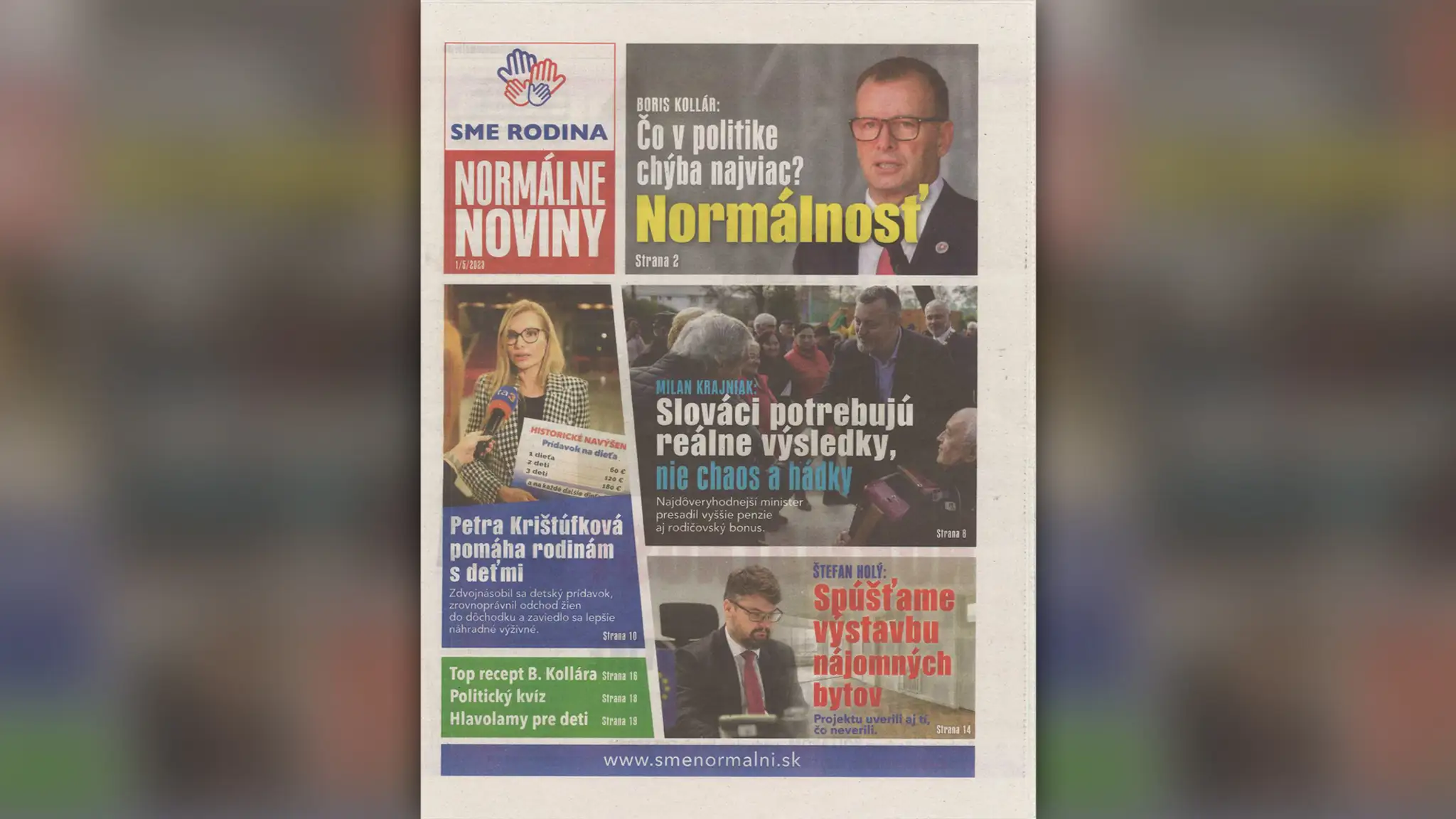 "Normálne noviny" Sme rodina 1
