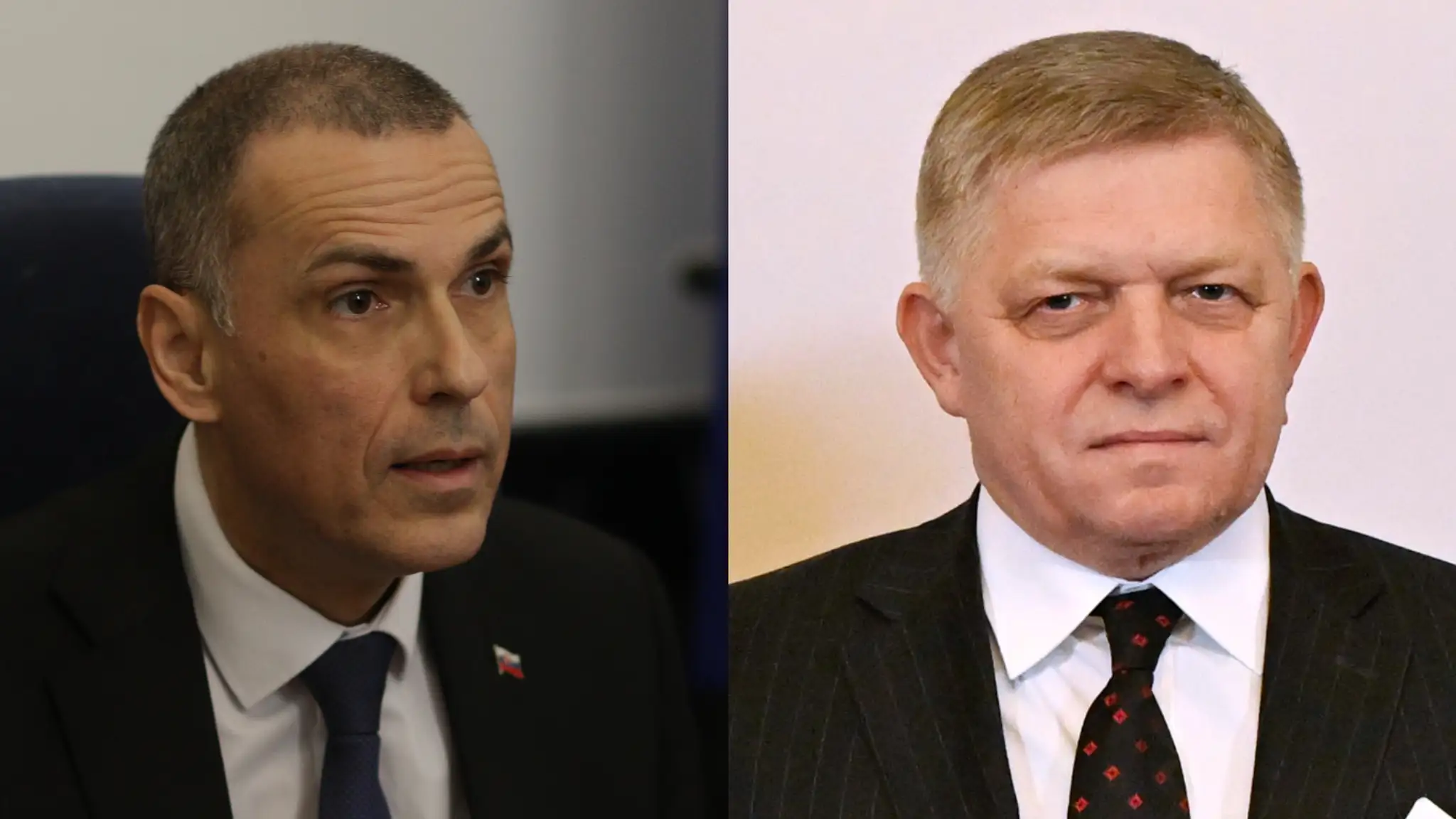 Maroš Žilinka a Robert Fico