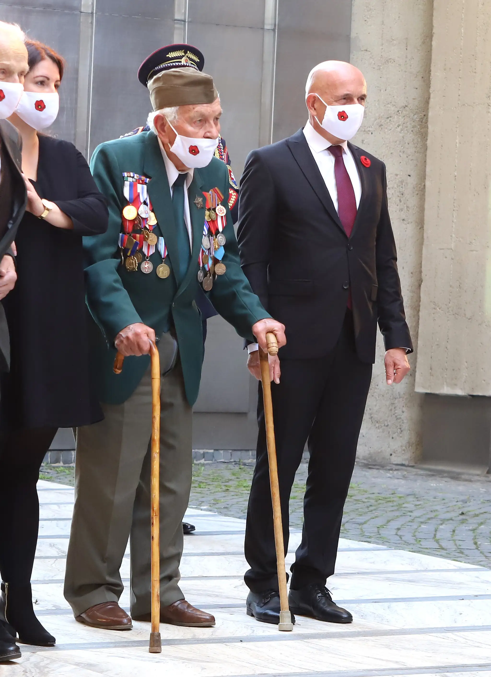 Na snímke účastník Povstania Vladimír Strmeň