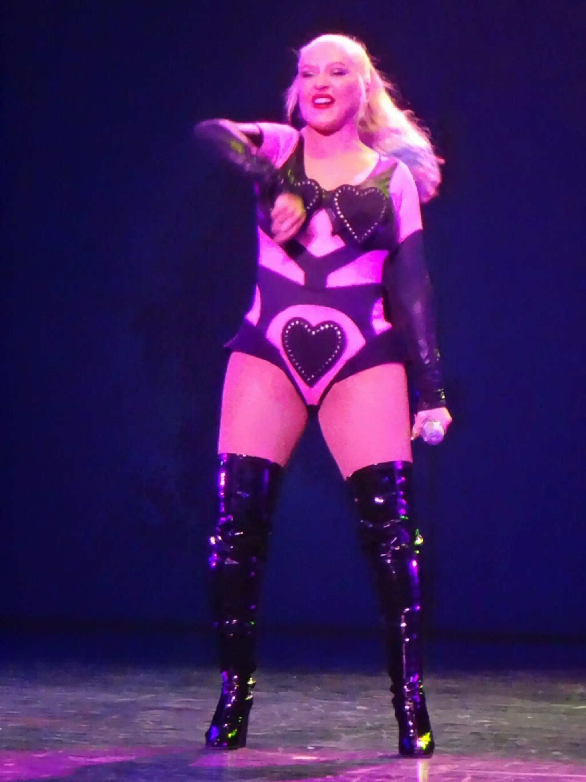 Christina Aguilera na koncerte v Las Vegas