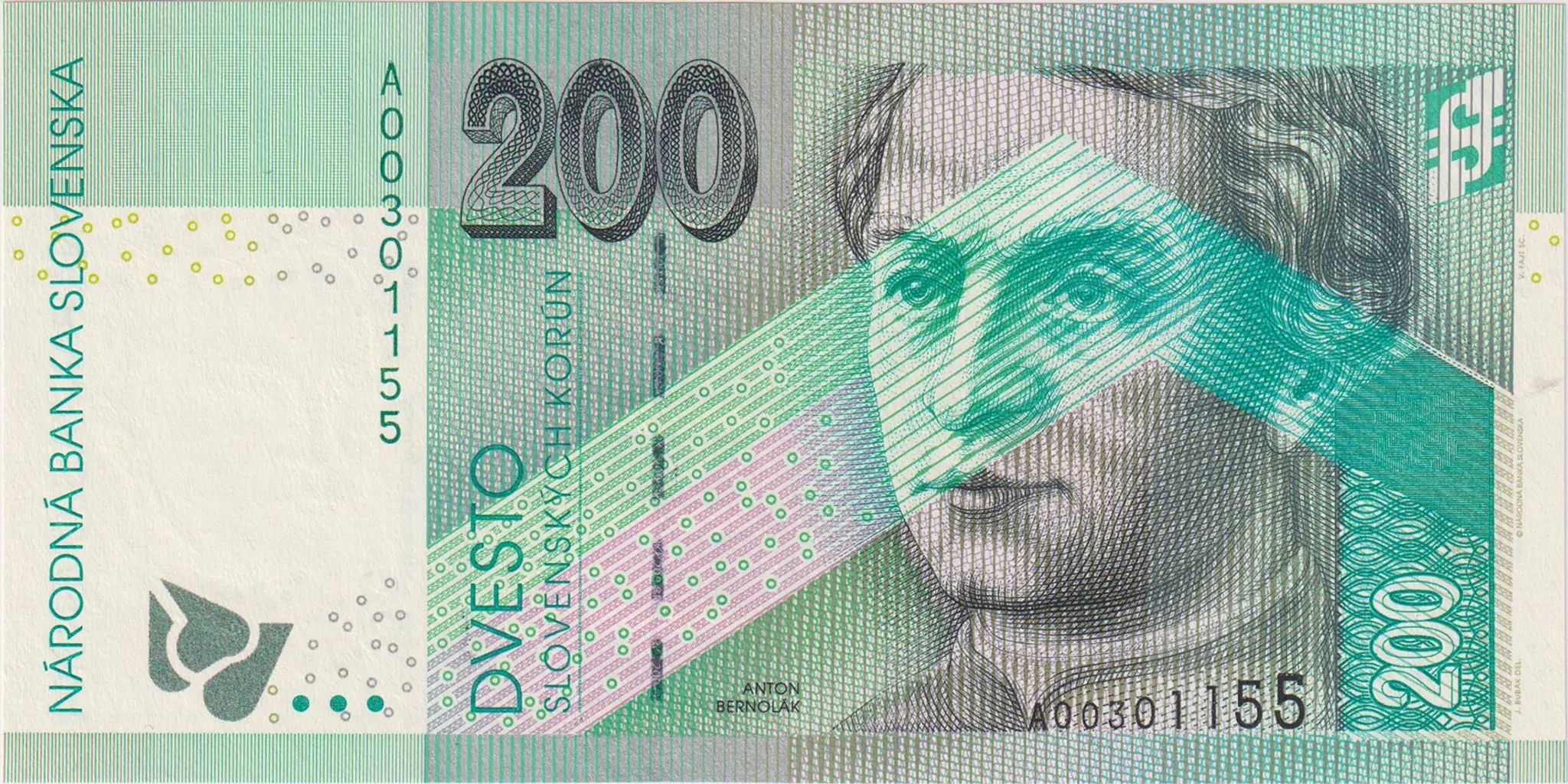 Slovenská 200-korunová bankovka v dražbe