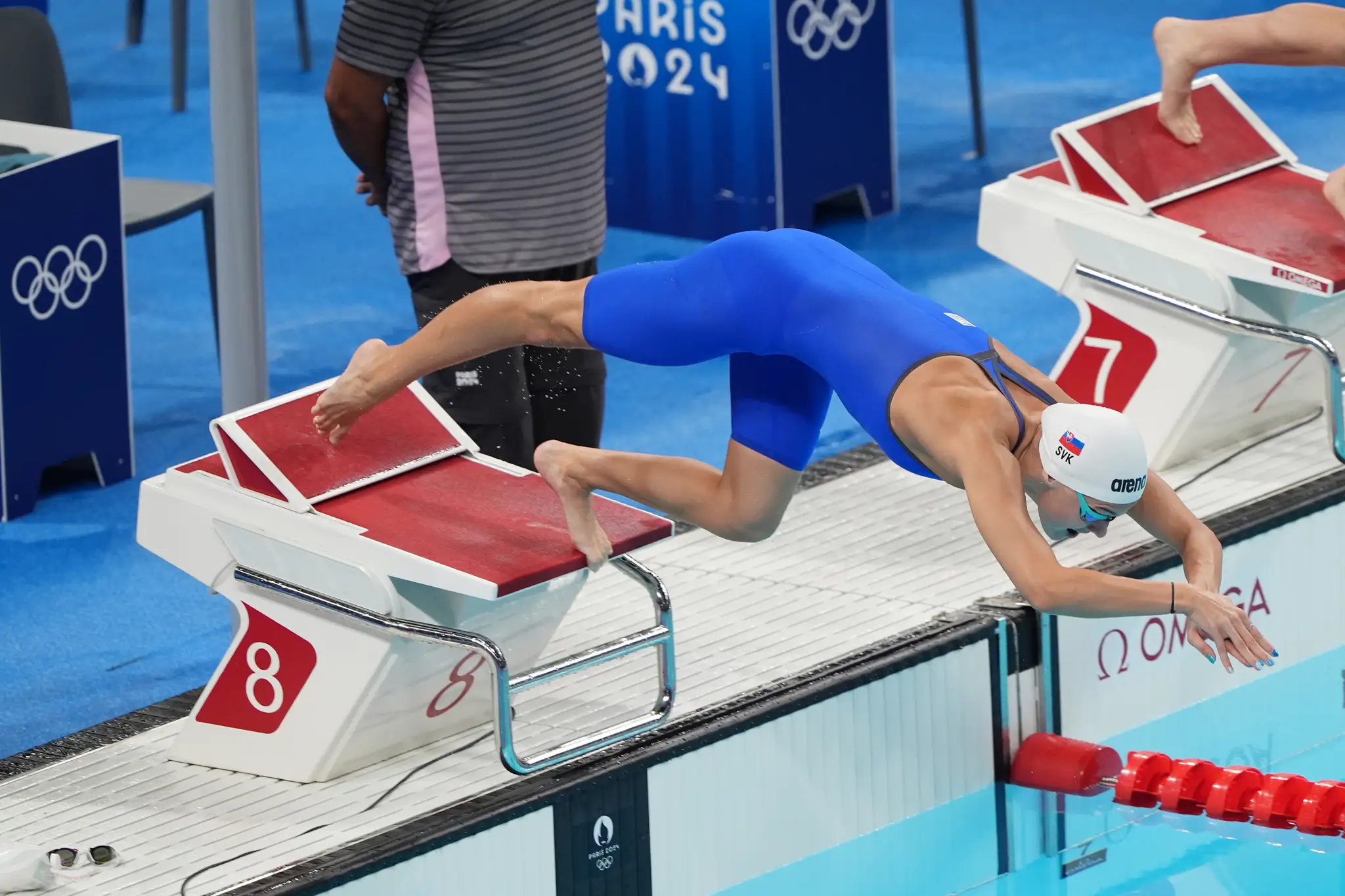 Slovenská plavkyňa Tamara Potocká po skončení rozplavby skolabovala.