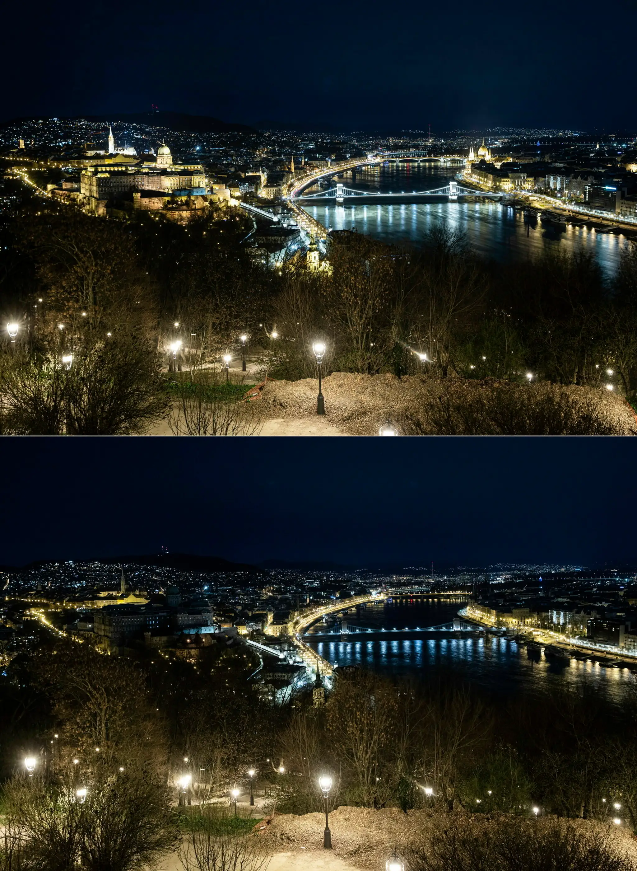 Pohľad na Budapešť.