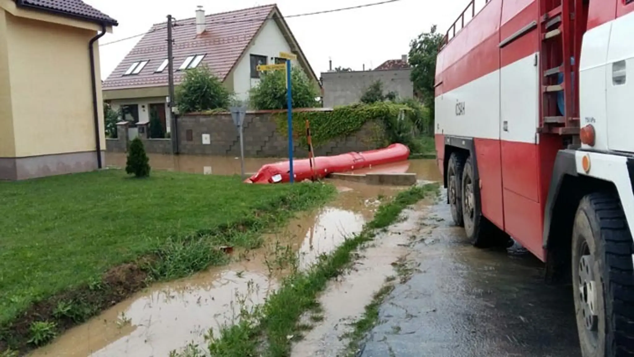 Blesková povodeň v Cíferi.