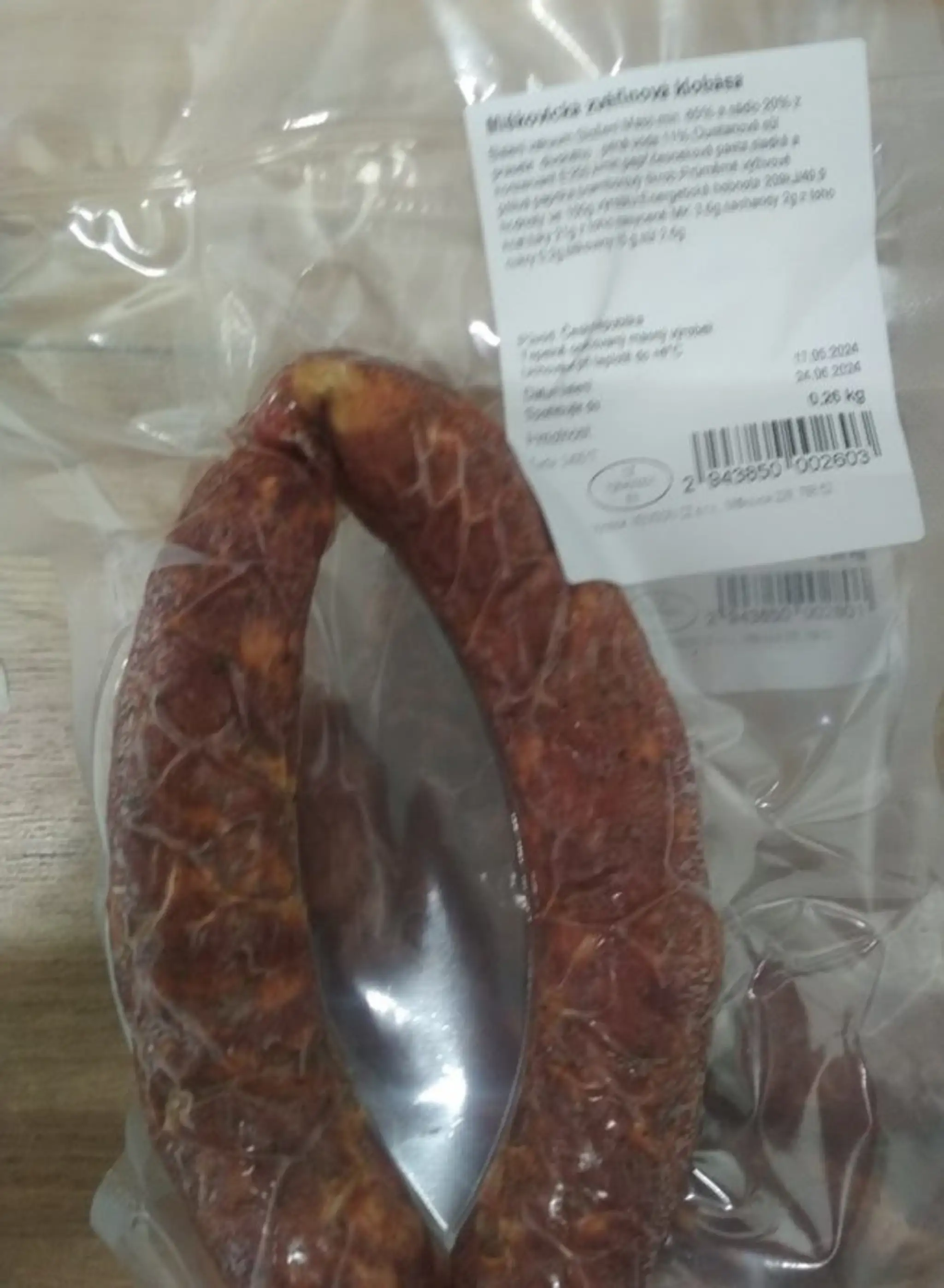 Miškovická zverinová klobása