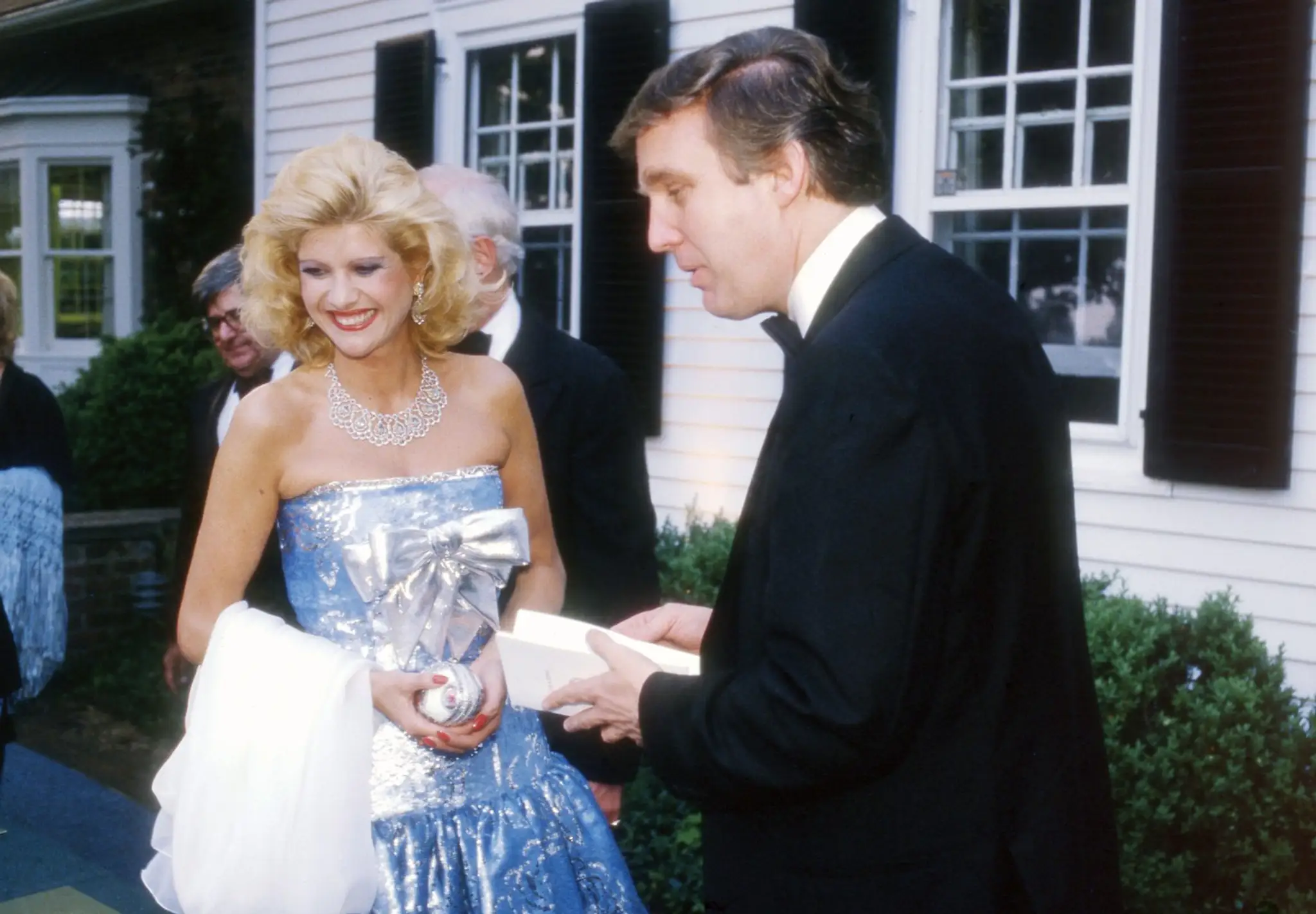 Donald Trump s manželkou Ivanou na archívnej snímke z roku 1987.
