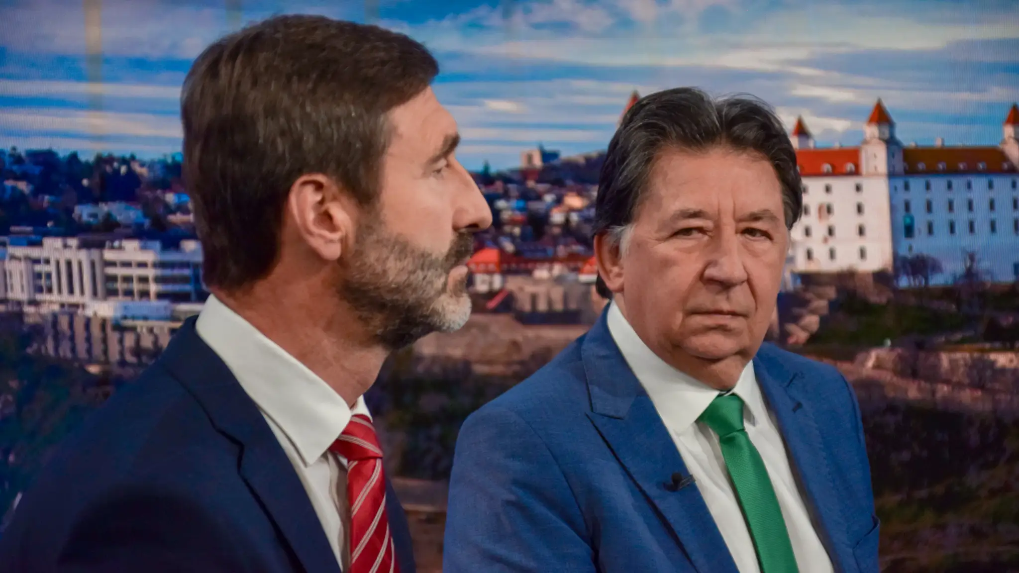 Juraj Blanár a Ján Budaj v relácii Na telo.